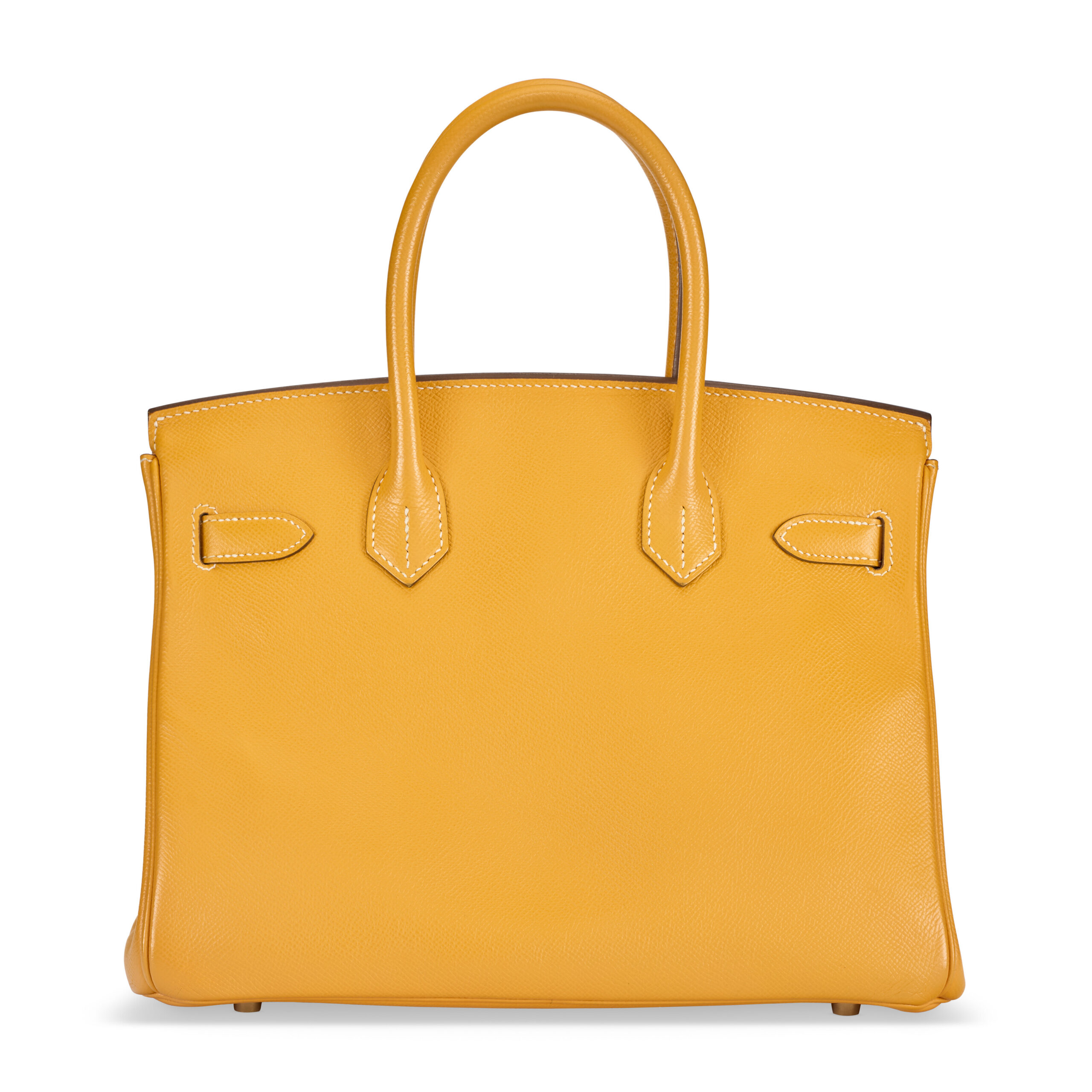 A LIMITED EDITION JAUNE D'OR & POTIRON EPSOM LEATHER CANDY BIRKIN 30 WITH PERMABRASS HARDWARE 4 A LIMITED EDITION JAUNE D'OR & POTIRON EPSOM LEATHER CANDY BIRKIN 30 WITH PERMABRASS HARDWARE - Image 4