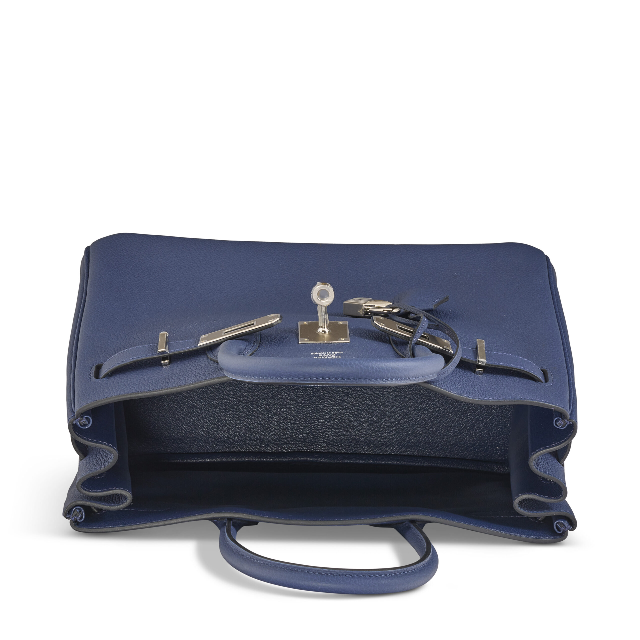 A LIMITED EDITION BLEU SAPHIR TOGO & SWIFT LEATHER 3 IN 1 BIRKIN 30 WITH PALLADIUM HARDWARE - Image 7