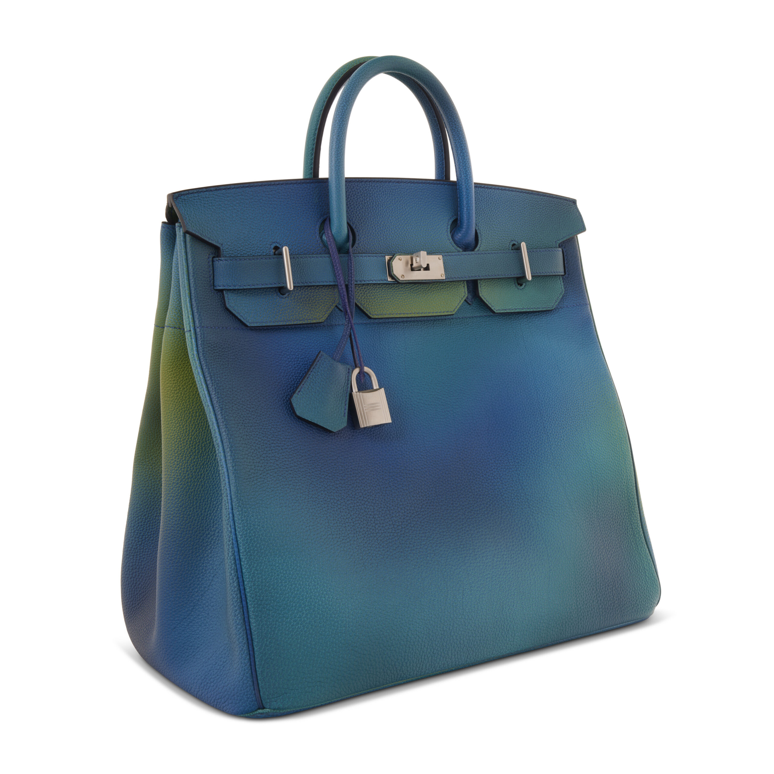 A LIMITED EDITION BLEU NUIT & JAUNE DE NAPLES TOGO LEATHER COSMOS HAC BIRKIN 40 WITH BRUSHED PALLADIUM HARDWARE 5 A LIMITED EDITION BLEU NUIT & JAUNE DE NAPLES TOGO LEATHER COSMOS HAC BIRKIN 40 WITH BRUSHED PALLADIUM HARDWARE - Image 5