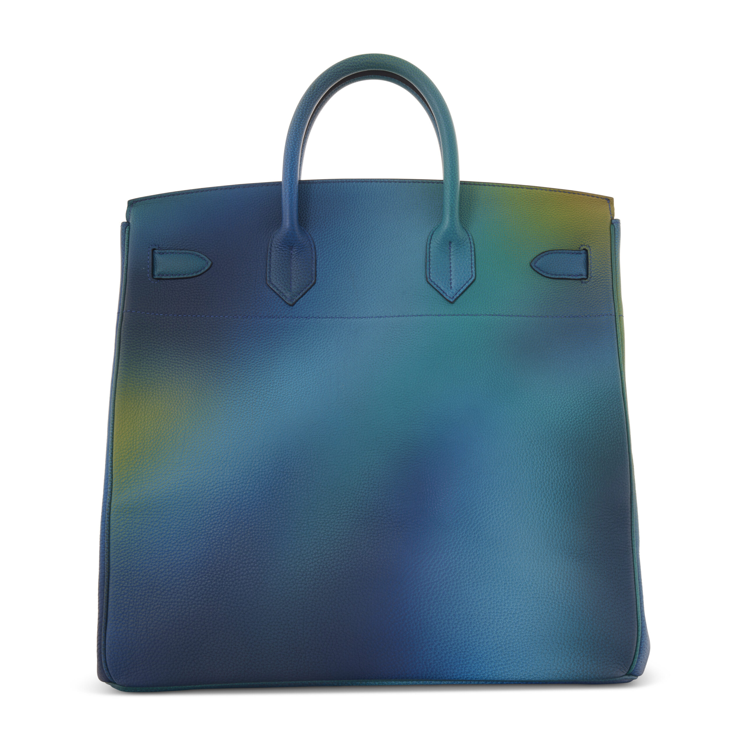 A LIMITED EDITION BLEU NUIT & JAUNE DE NAPLES TOGO LEATHER COSMOS HAC BIRKIN 40 WITH BRUSHED PALLADIUM HARDWARE 2 A LIMITED EDITION BLEU NUIT & JAUNE DE NAPLES TOGO LEATHER COSMOS HAC BIRKIN 40 WITH BRUSHED PALLADIUM HARDWARE - Image 2