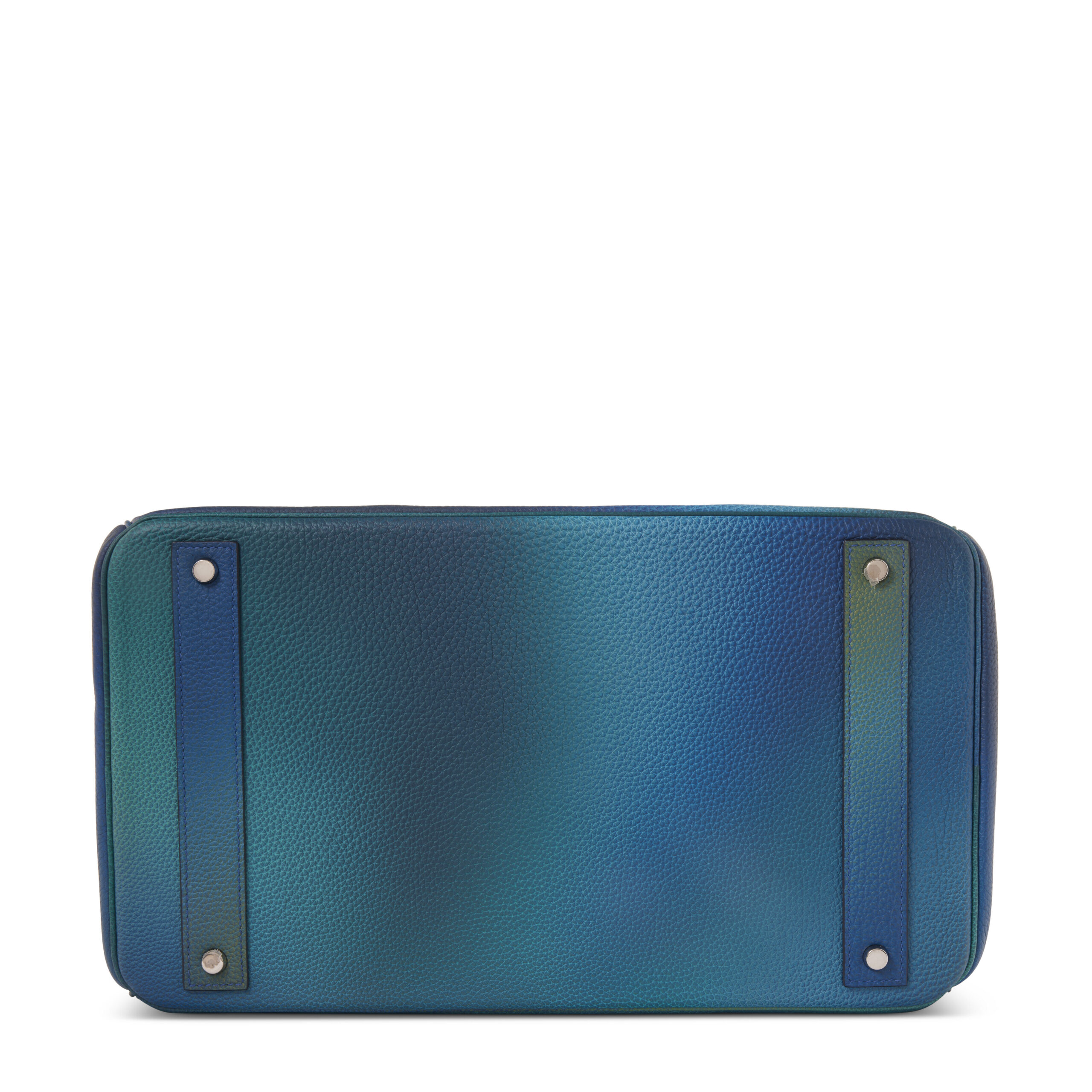 A LIMITED EDITION BLEU NUIT & JAUNE DE NAPLES TOGO LEATHER COSMOS HAC BIRKIN 40 WITH BRUSHED PALLADIUM HARDWARE 3 A LIMITED EDITION BLEU NUIT & JAUNE DE NAPLES TOGO LEATHER COSMOS HAC BIRKIN 40 WITH BRUSHED PALLADIUM HARDWARE - Image 3