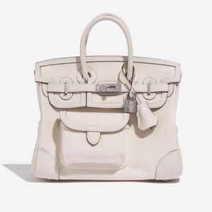 Hermes Birkin Cargo 25 Toile Goeland / Swift Nata
