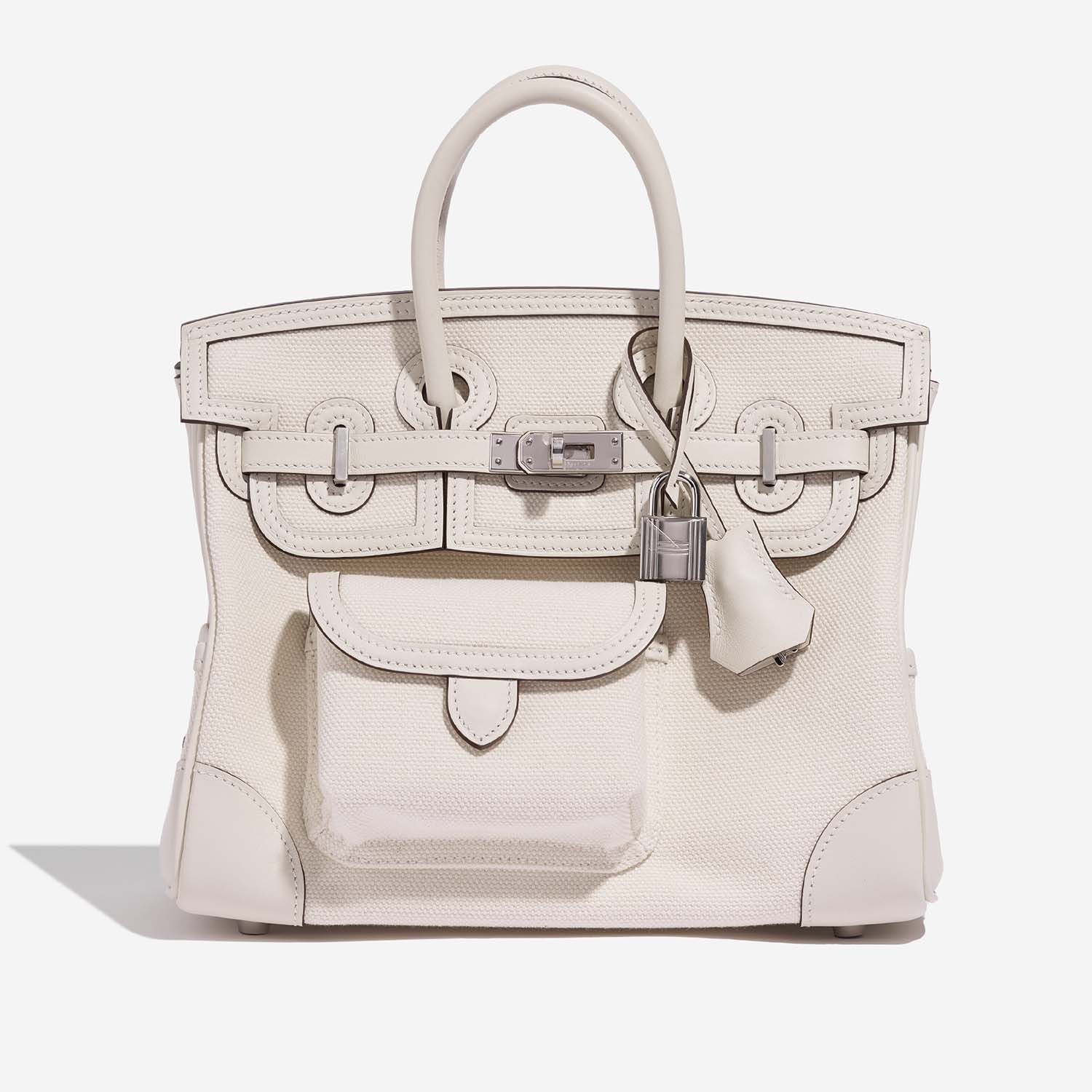 Hermes Birkin Cargo 25 Toile Goeland / Swift Nata 1 Hermes Birkin Cargo 25 Toile Goeland / Swift Nata
