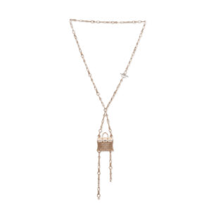A LIMITED EDITION 18K ROSE GOLD & DIAMOND PRÉCIEUX BIRKIN NECKLACE