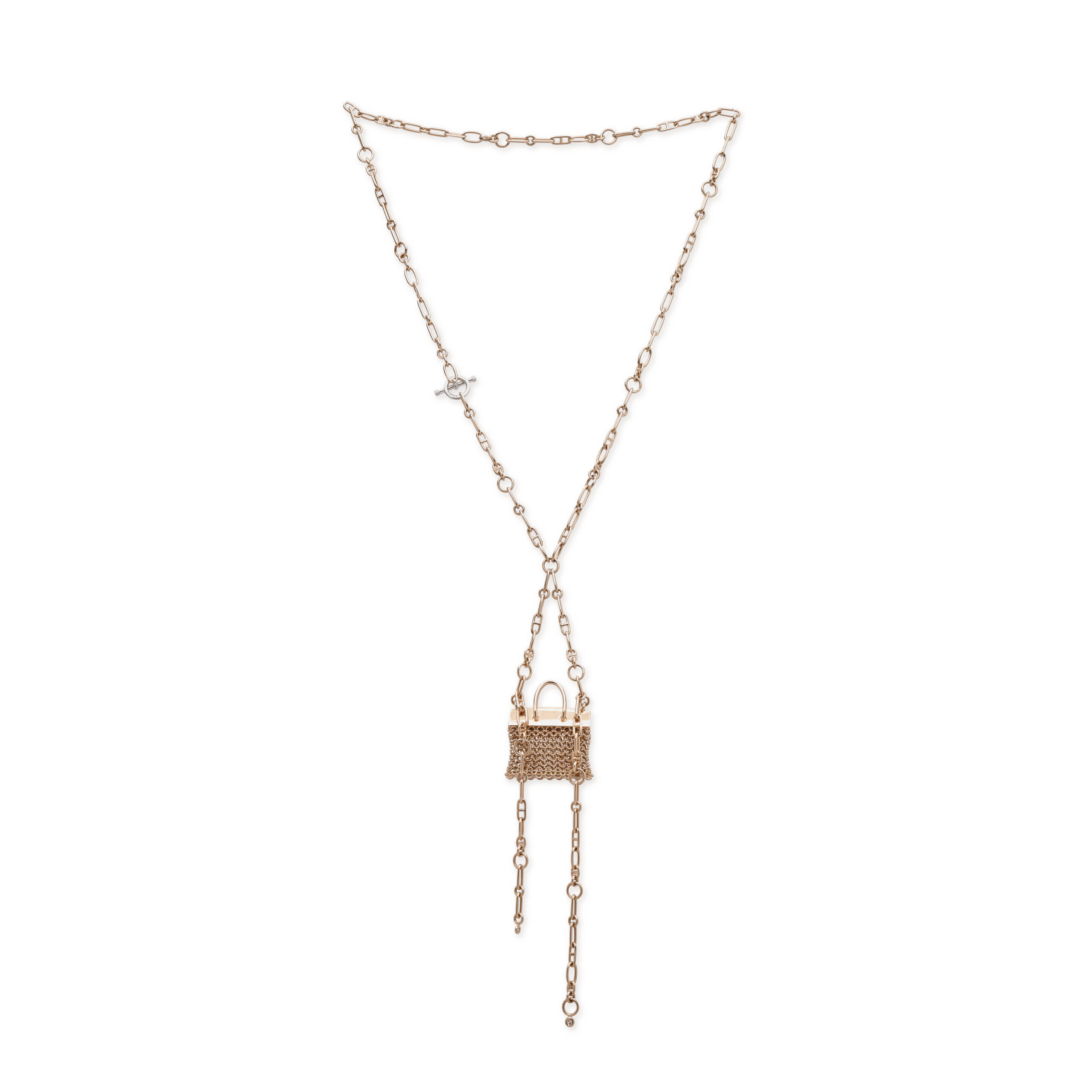 A LIMITED EDITION 18K ROSE GOLD & DIAMOND PRÉCIEUX BIRKIN NECKLACE 3 A LIMITED EDITION 18K ROSE GOLD & DIAMOND PRÉCIEUX BIRKIN NECKLACE - Image 3