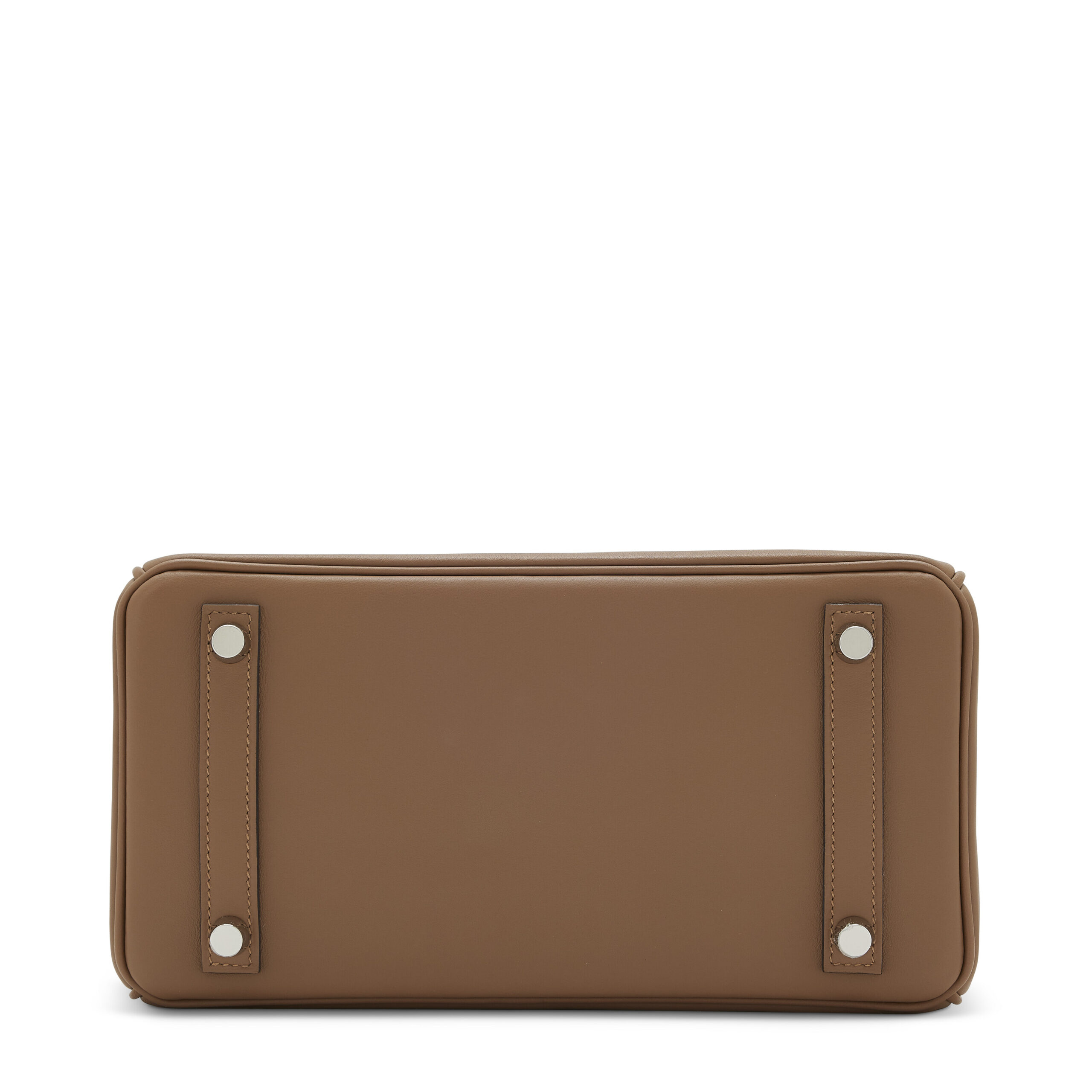 A LIMITED EDITION ALEZAN & BEIGE MARFA SWIFT LEATHER BIRKIN 25 WITH PALLADIUM HARDWARE 4 A LIMITED EDITION ALEZAN & BEIGE MARFA SWIFT LEATHER BIRKIN 25 WITH PALLADIUM HARDWARE - Image 4