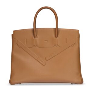 A LIMITED EDITION ALEZAN SWIFT LEATHER SHADOW BIRKIN 35