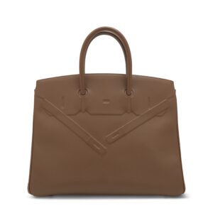 A LIMITED EDITION ALEZAN SWIFT LEATHER SHADOW BIRKIN 35 (5)