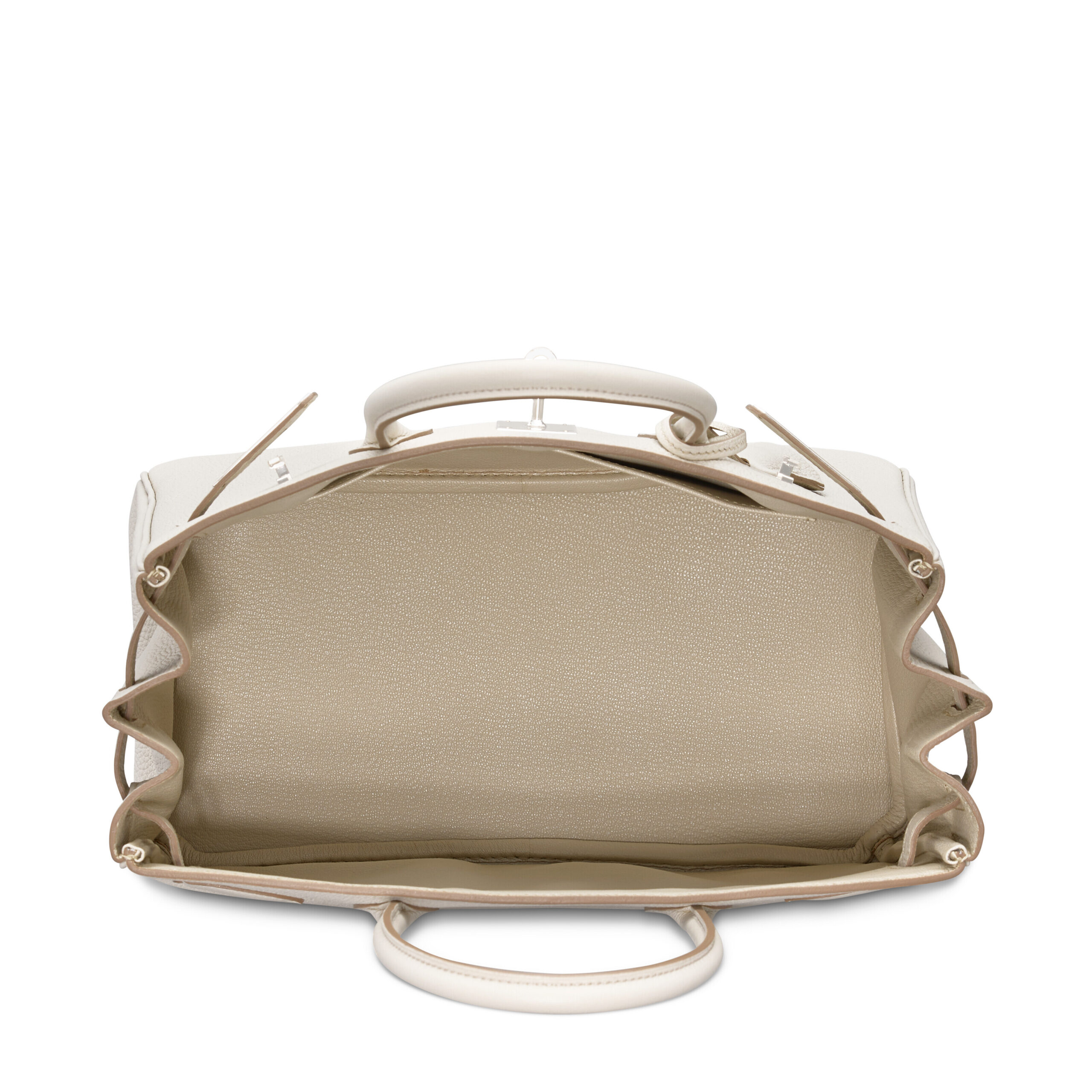 A LIMITED EDITION BÉTON TOGO & SWIFT LEATHER 3 IN 1 BIRKIN 30 WITH PALLADIUM HARDWARE 5 A LIMITED EDITION BÉTON TOGO & SWIFT LEATHER 3 IN 1 BIRKIN 30 WITH PALLADIUM HARDWARE - Image 5