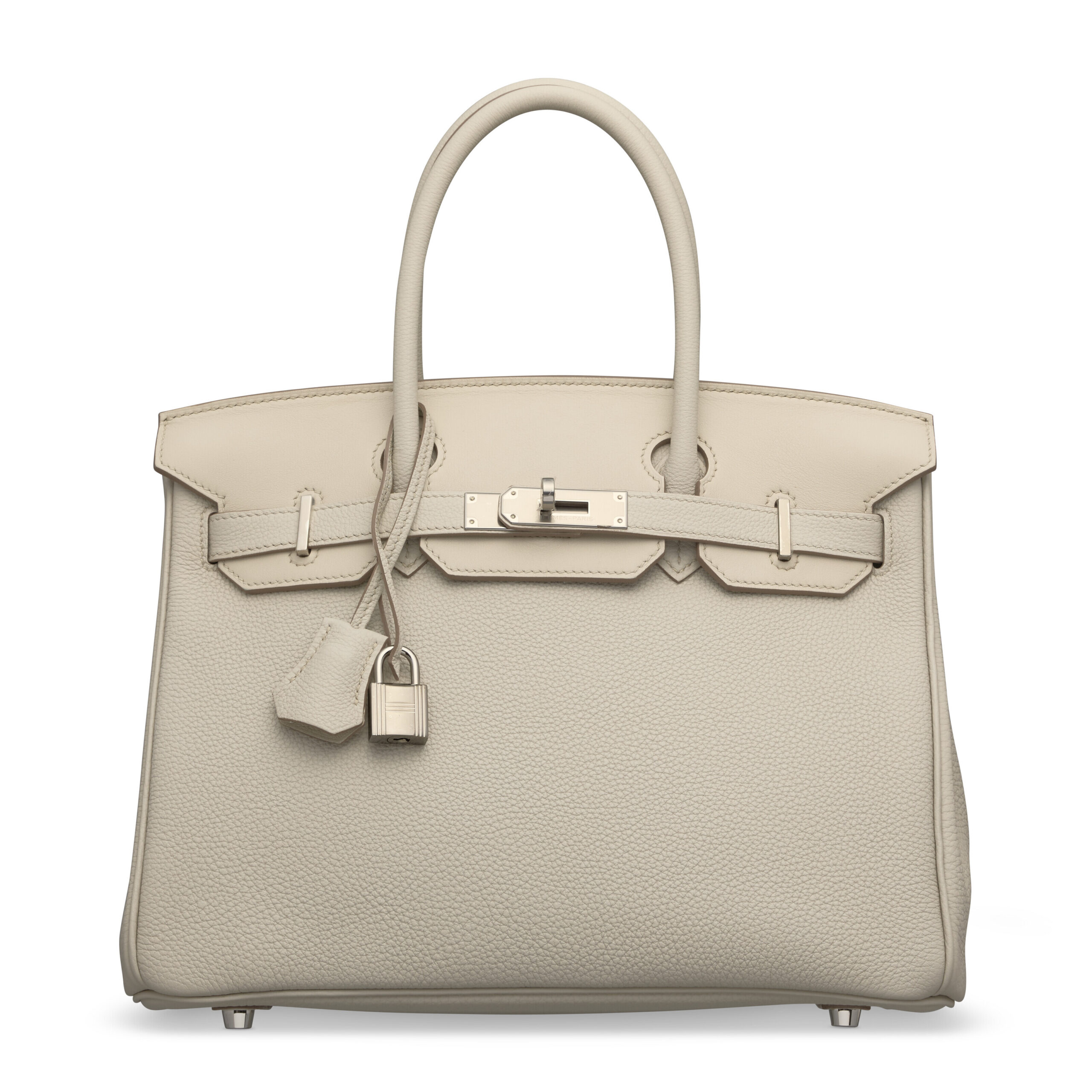 A LIMITED EDITION BÉTON TOGO & SWIFT LEATHER 3 IN 1 BIRKIN 30 WITH PALLADIUM HARDWARE 6 A LIMITED EDITION BÉTON TOGO & SWIFT LEATHER 3 IN 1 BIRKIN 30 WITH PALLADIUM HARDWARE - Image 6