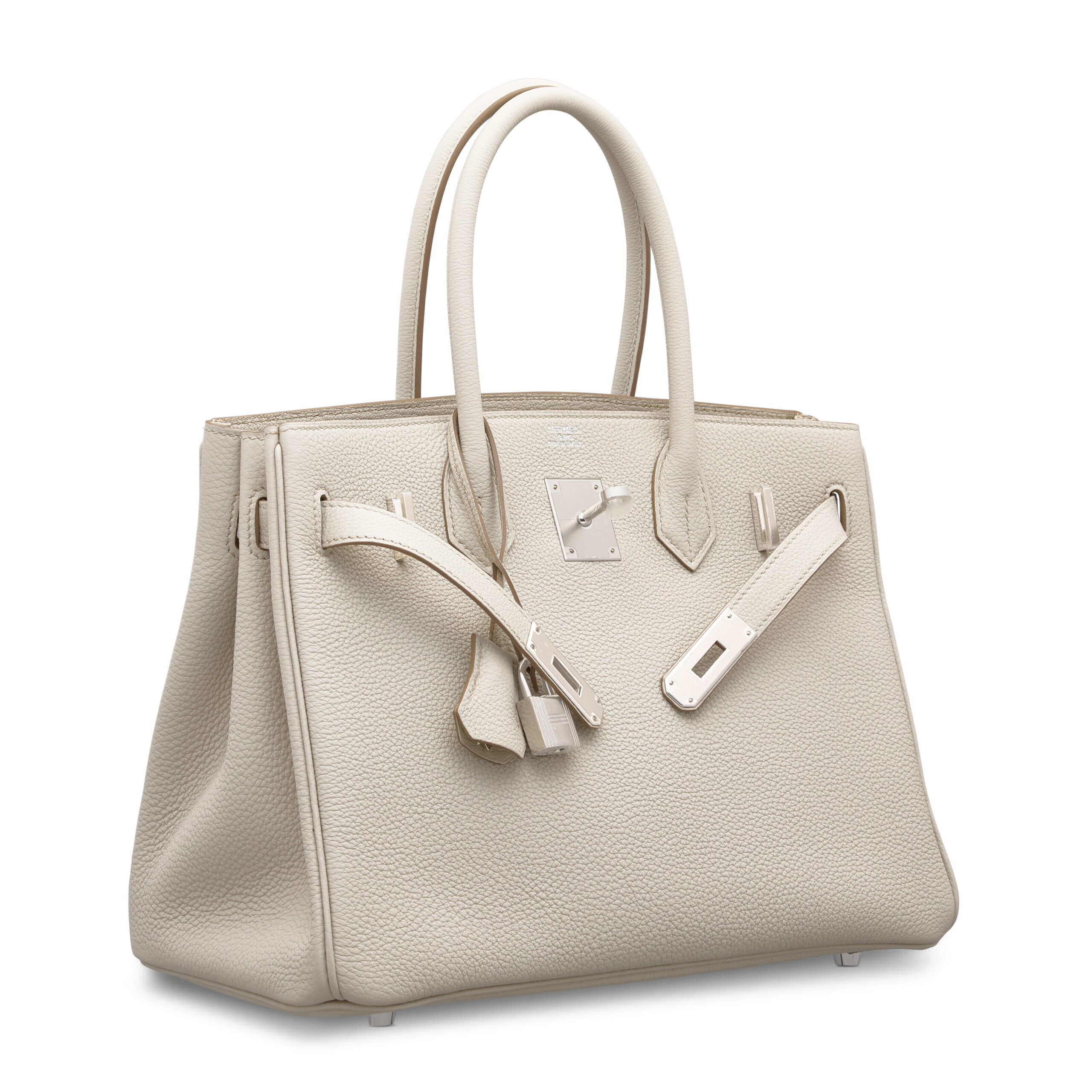 A LIMITED EDITION BÉTON TOGO & SWIFT LEATHER 3 IN 1 BIRKIN 30 WITH PALLADIUM HARDWARE 8 A LIMITED EDITION BÉTON TOGO & SWIFT LEATHER 3 IN 1 BIRKIN 30 WITH PALLADIUM HARDWARE - Image 8