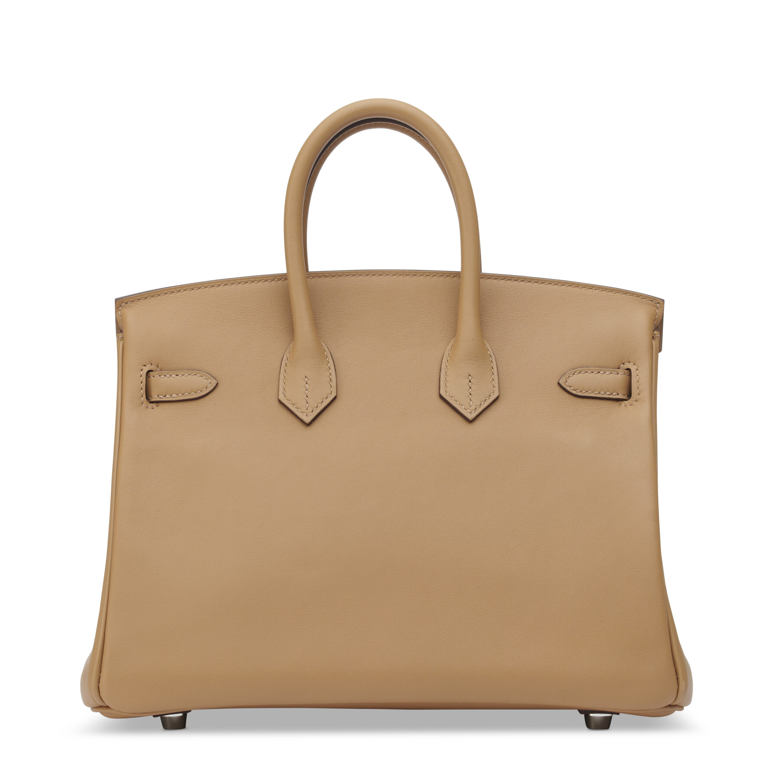 A LIMITED EDITION BISCUIT SWIFT LEATHER IN & OUT BIRKIN 25 WITH PALLADIUM HARDWARE 3 A LIMITED EDITION BISCUIT SWIFT LEATHER IN & OUT BIRKIN 25 WITH PALLADIUM HARDWARE - Image 3