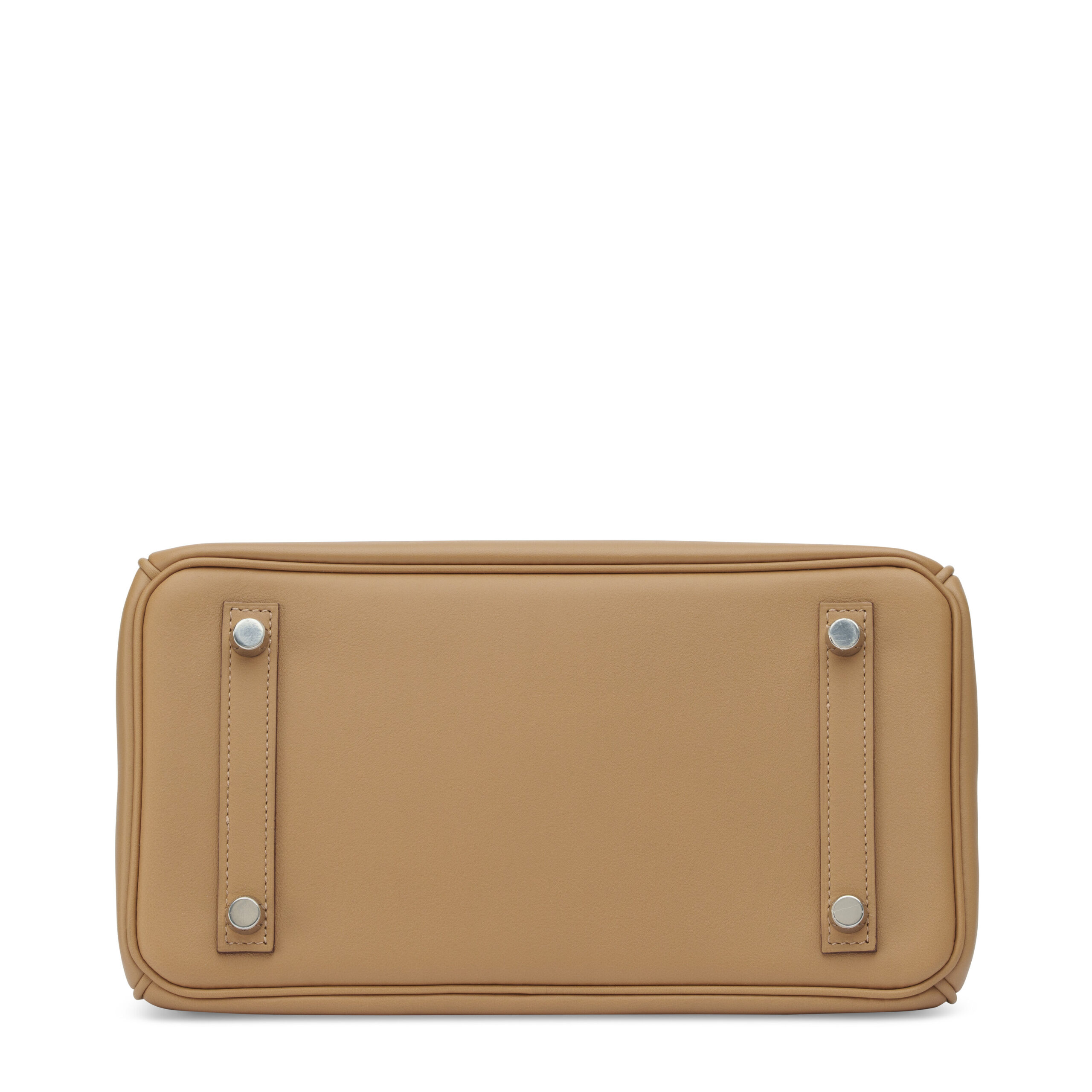 A LIMITED EDITION BISCUIT SWIFT LEATHER IN & OUT BIRKIN 25 WITH PALLADIUM HARDWARE 4 A LIMITED EDITION BISCUIT SWIFT LEATHER IN & OUT BIRKIN 25 WITH PALLADIUM HARDWARE - Image 4