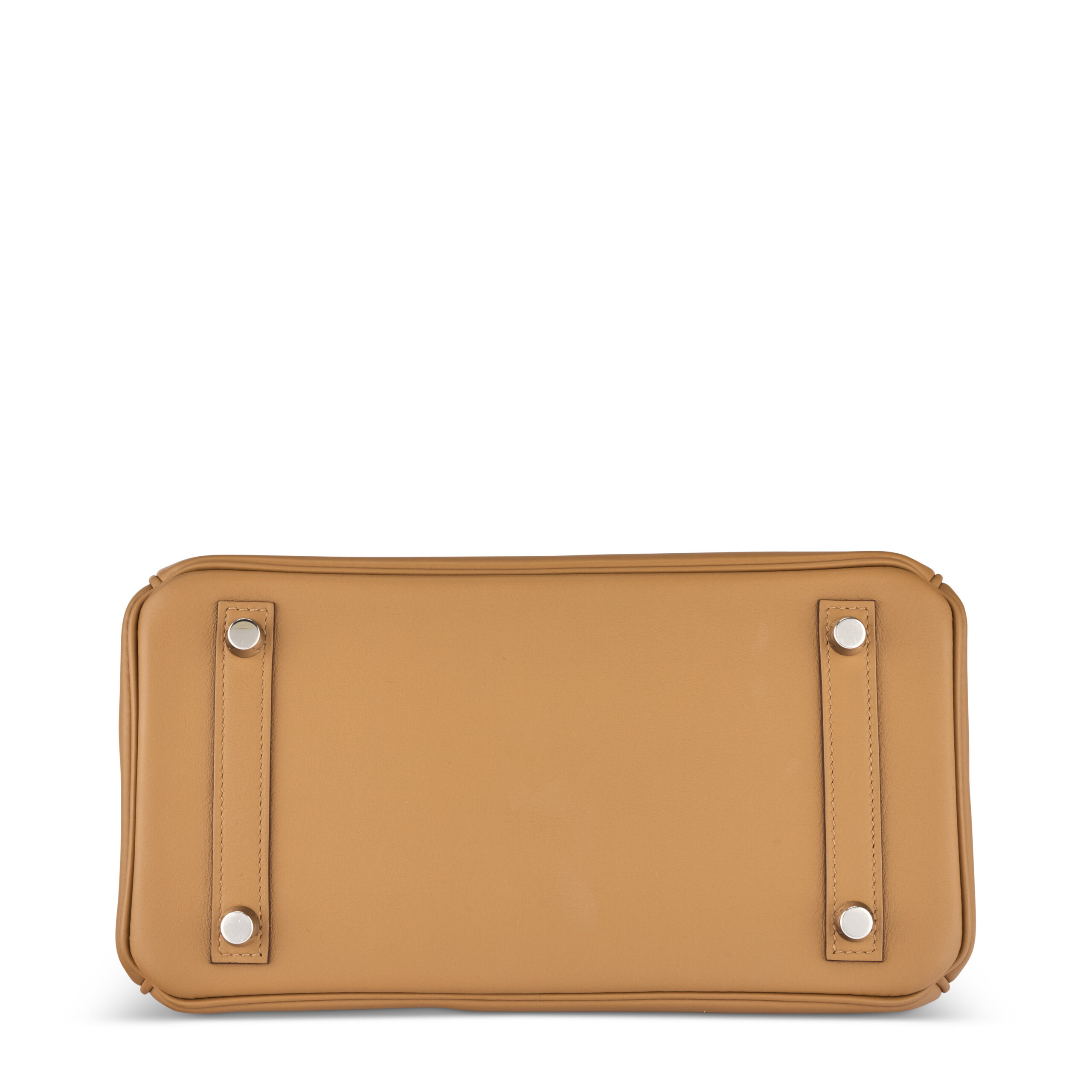 A LIMITED EDITION BISCUIT SWIFT LEATHER IN & OUT BIRKIN 25 WITH PALLADIUM HARDWARE 5 A LIMITED EDITION BISCUIT SWIFT LEATHER IN & OUT BIRKIN 25 WITH PALLADIUM HARDWARE - Image 5