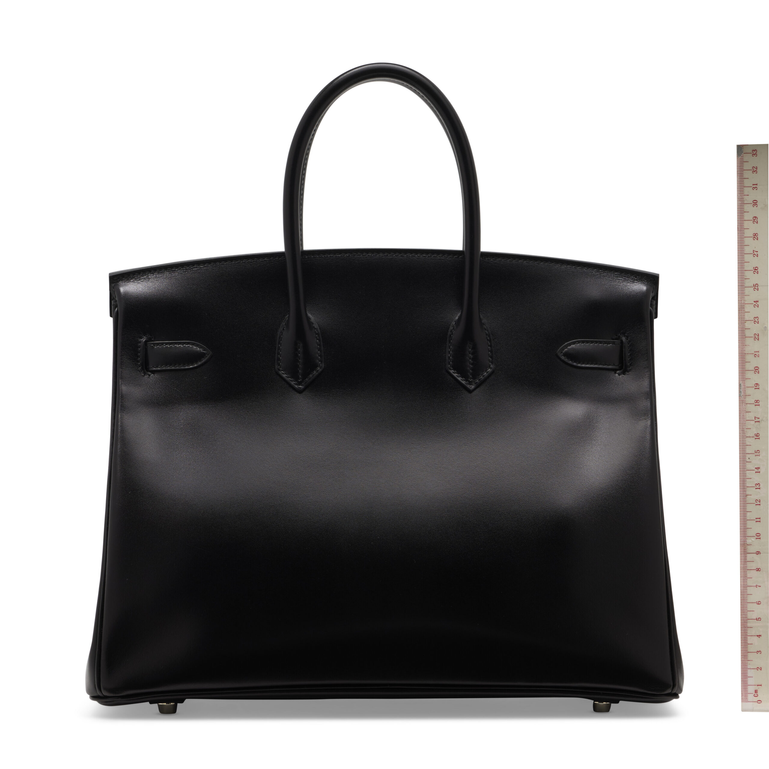 A LIMITED EDITION BLACK CALF BOX LEATHER BIRKIN 35 WITH GUILLOCHÉ PALLADIUM HARDWARE 3 A LIMITED EDITION BLACK CALF BOX LEATHER BIRKIN 35 WITH GUILLOCHÉ PALLADIUM HARDWARE - Image 3