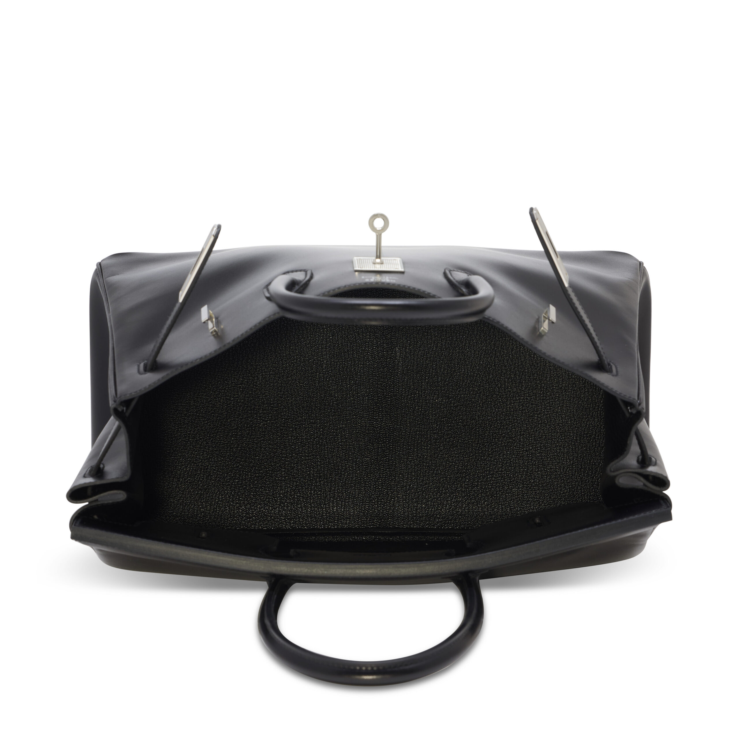 A LIMITED EDITION BLACK CALF BOX LEATHER BIRKIN 35 WITH GUILLOCHÉ PALLADIUM HARDWARE 4 A LIMITED EDITION BLACK CALF BOX LEATHER BIRKIN 35 WITH GUILLOCHÉ PALLADIUM HARDWARE - Image 4