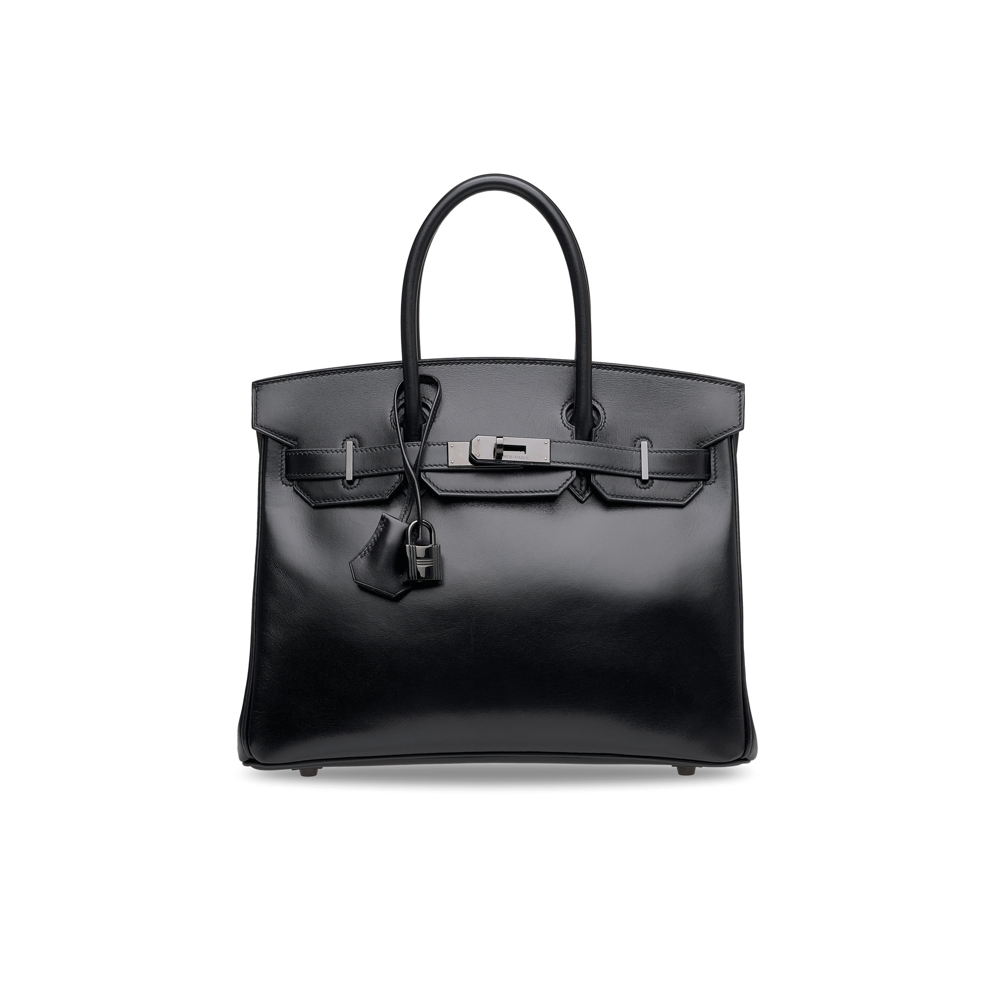 A LIMITED EDITION BLACK CALF BOX LEATHER SO BLACK BIRKIN 30 WITH BLACK PVD HARDWARE 3 A LIMITED EDITION BLACK CALF BOX LEATHER SO BLACK BIRKIN 30 WITH BLACK PVD HARDWARE - Image 3