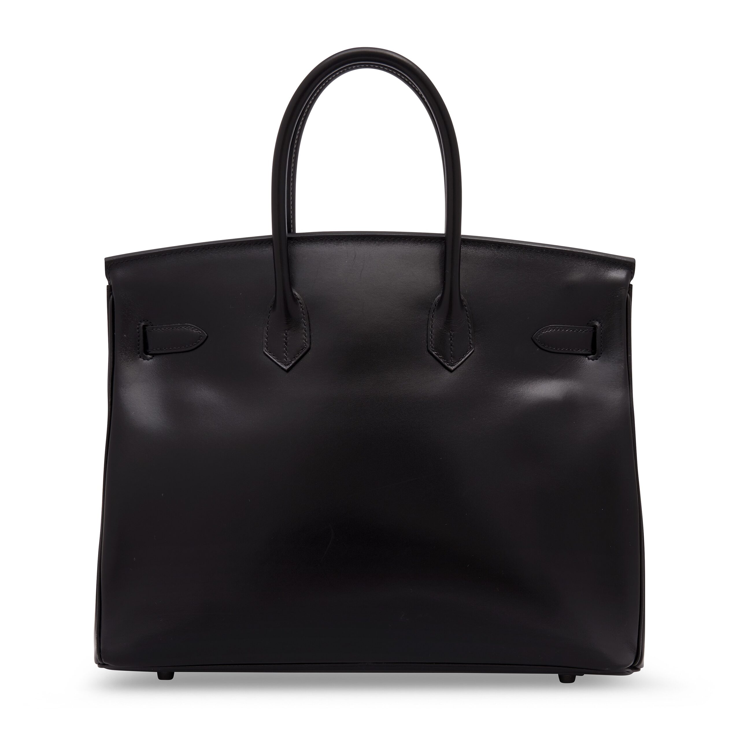A LIMITED EDITION BLACK CALF BOX LEATHER SO BLACK BIRKIN 35 WITH BLACK PVD HARDWARE 3 A LIMITED EDITION BLACK CALF BOX LEATHER SO BLACK BIRKIN 35 WITH BLACK PVD HARDWARE - Image 3
