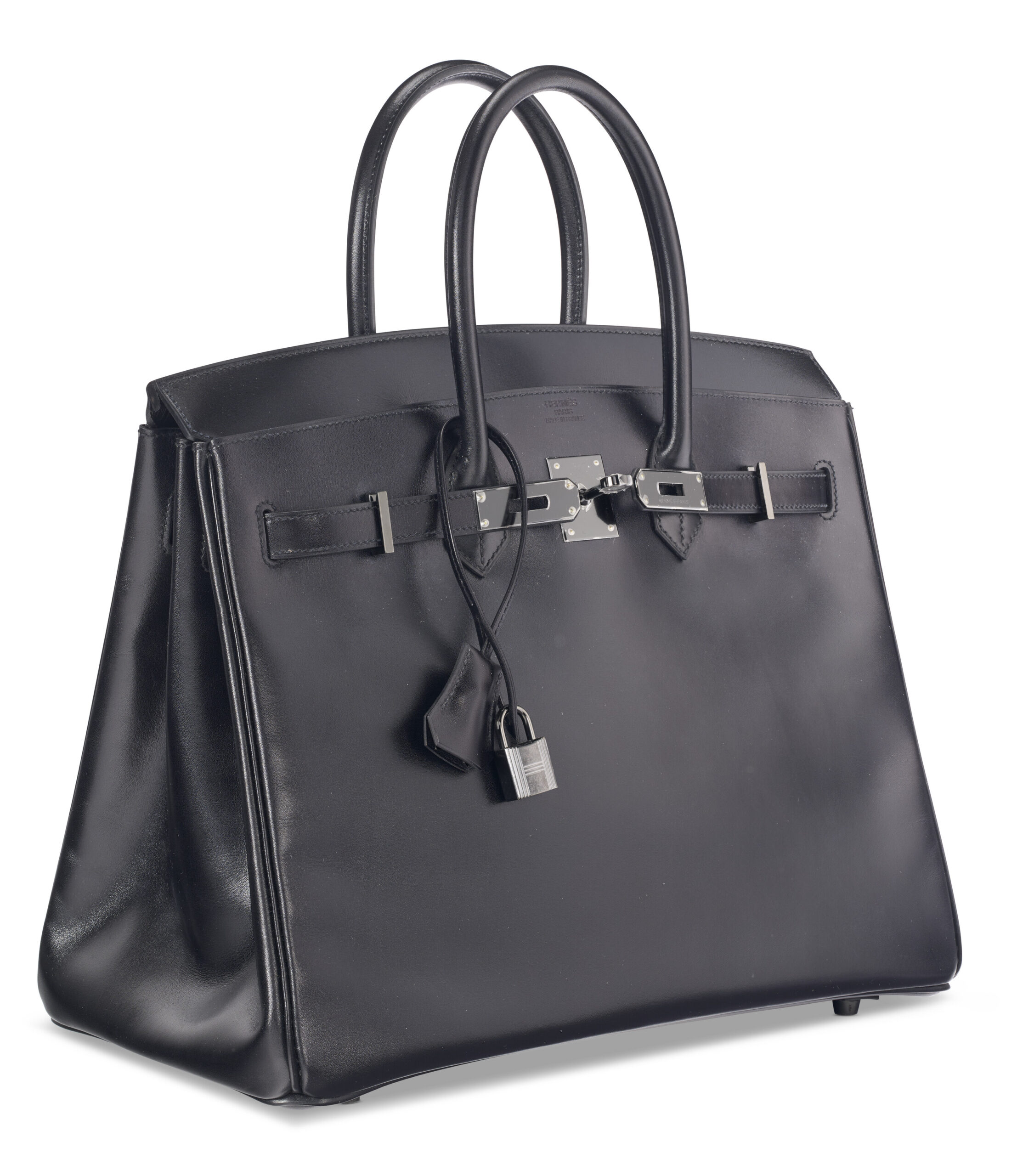 A LIMITED EDITION BLACK CALF BOX LEATHER SO BLACK BIRKIN 35 WITH PVD HARDWARE BY JEAN PAUL GAULITER 3 A LIMITED EDITION BLACK CALF BOX LEATHER SO BLACK BIRKIN 35 WITH PVD HARDWARE BY JEAN PAUL GAULITER - Image 3