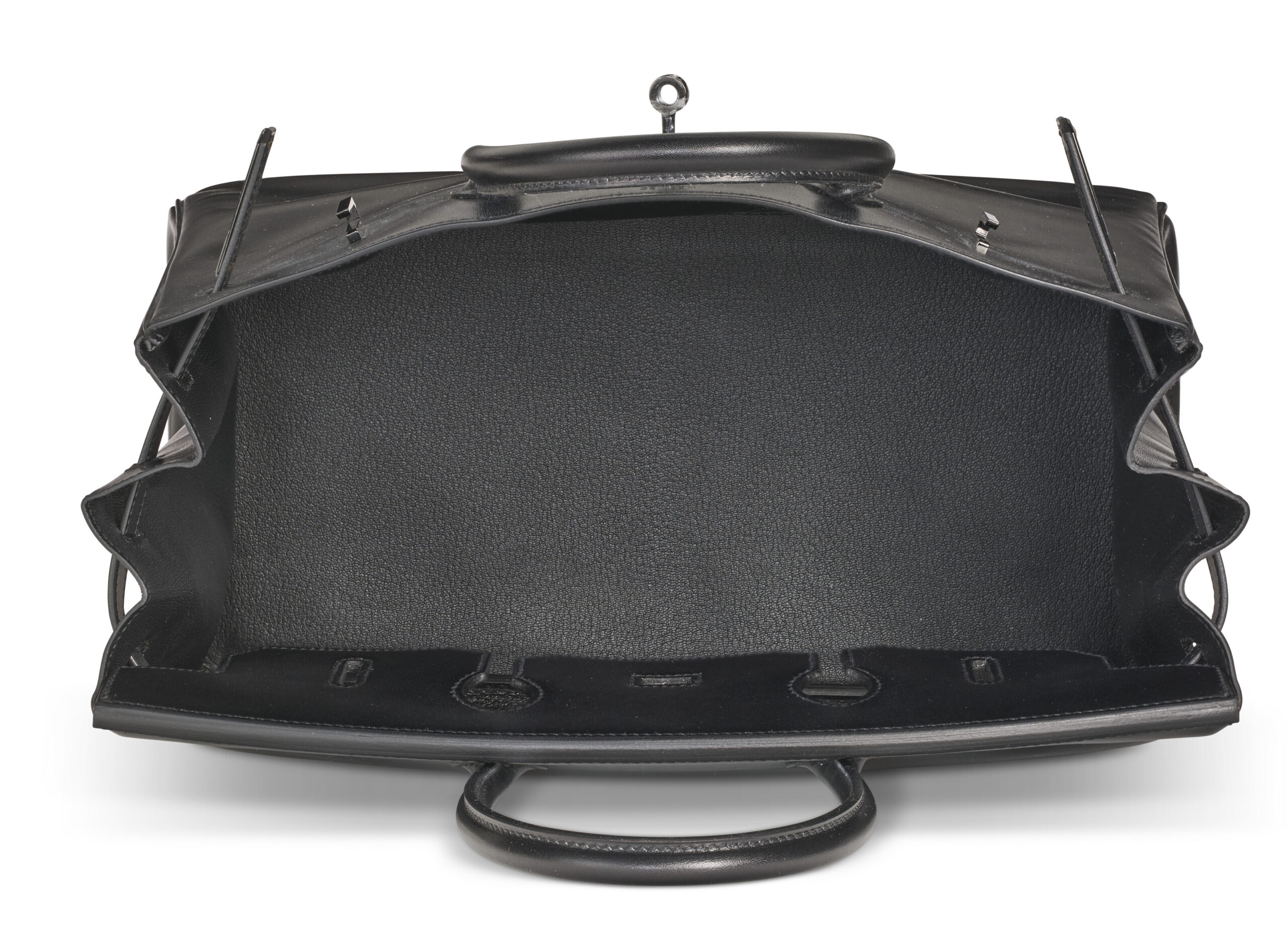 A LIMITED EDITION BLACK CALF BOX LEATHER SO BLACK BIRKIN 35 WITH PVD HARDWARE BY JEAN PAUL GAULITER 5 A LIMITED EDITION BLACK CALF BOX LEATHER SO BLACK BIRKIN 35 WITH PVD HARDWARE BY JEAN PAUL GAULITER - Image 5