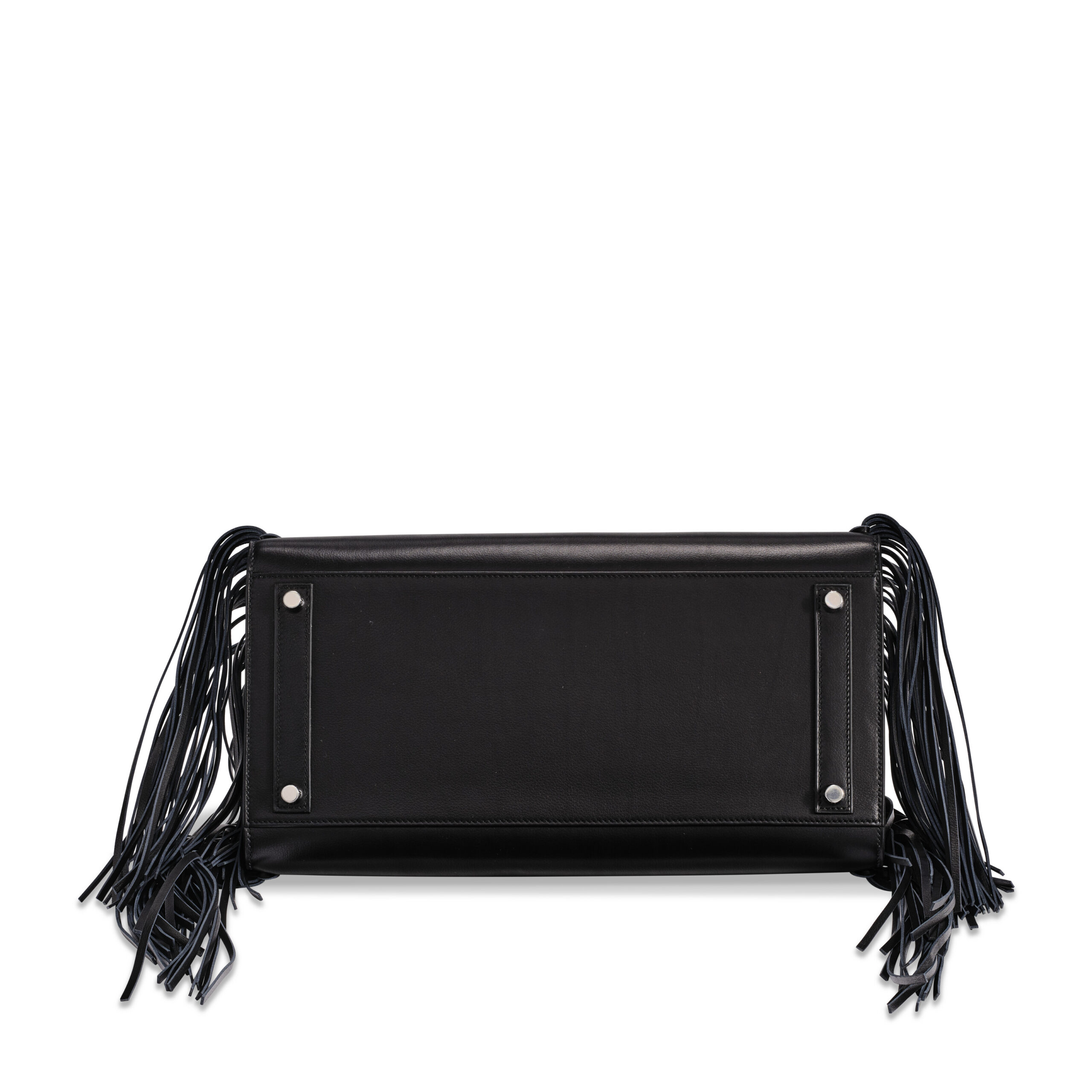 A LIMITED EDITION BLACK EVERGRAIN LEATHER ANATE SELLIER BIRKIN 35 WITH PALLADIUM HARDWARE 3 A LIMITED EDITION BLACK EVERGRAIN LEATHER ANATE SELLIER BIRKIN 35 WITH PALLADIUM HARDWARE - Image 3