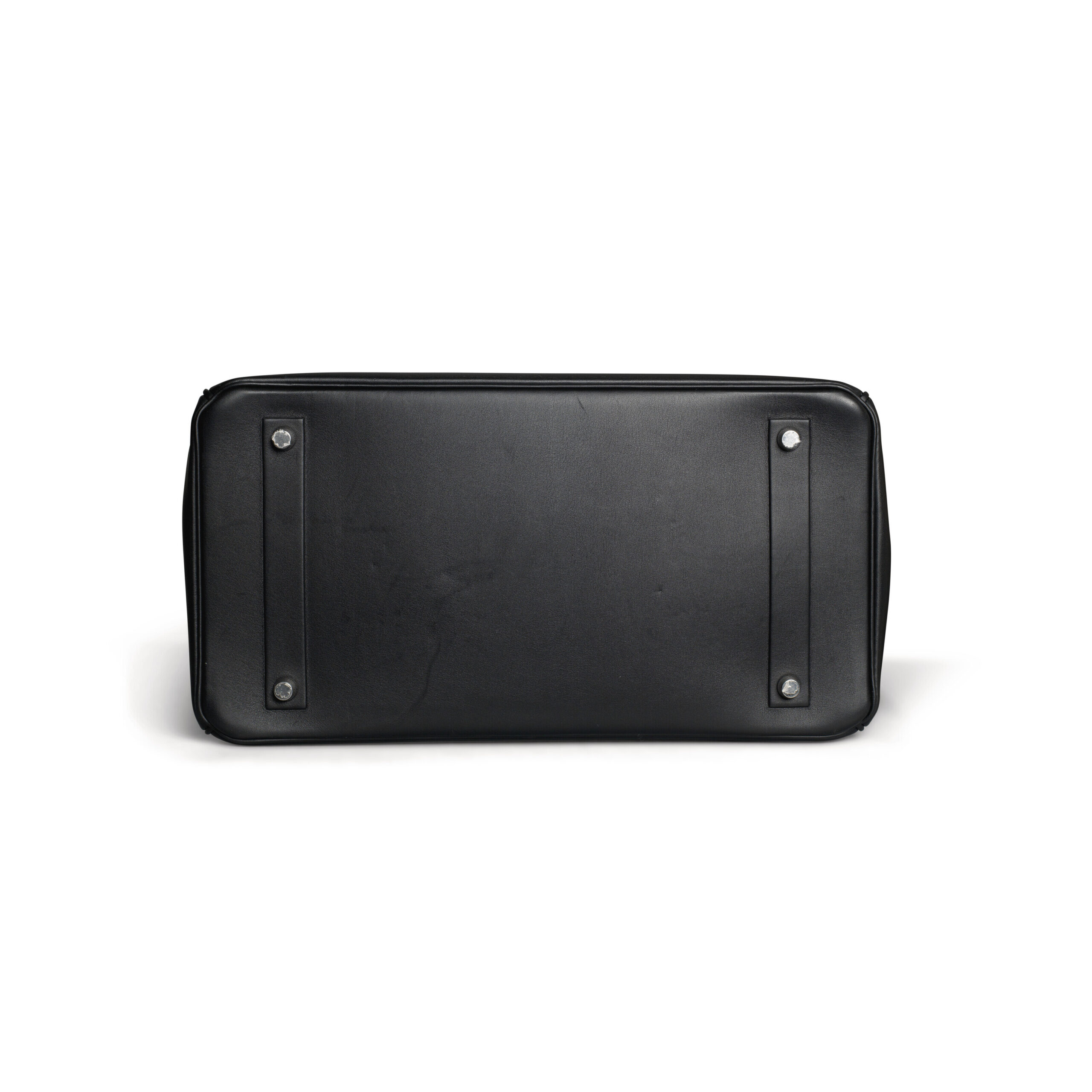 A LIMITED EDITION BLACK SWIFT LEATHER SHADOW BIRKIN 35 WITH PALLADIUM HARDWARE 5 A LIMITED EDITION BLACK SWIFT LEATHER SHADOW BIRKIN 35 WITH PALLADIUM HARDWARE - Image 5