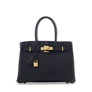 A LIMITED EDITION BLACK TOGO & SWIFT LEATHER 3 IN 1 BIRKIN 30 WITH GOLD HARDWARE (4)