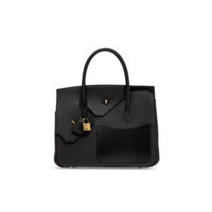 A LIMITED EDITION BLACK TOGO & SWIFT LEATHER DESORDRE BIRKIN 30 WITH GOLD HARDWARE (4)