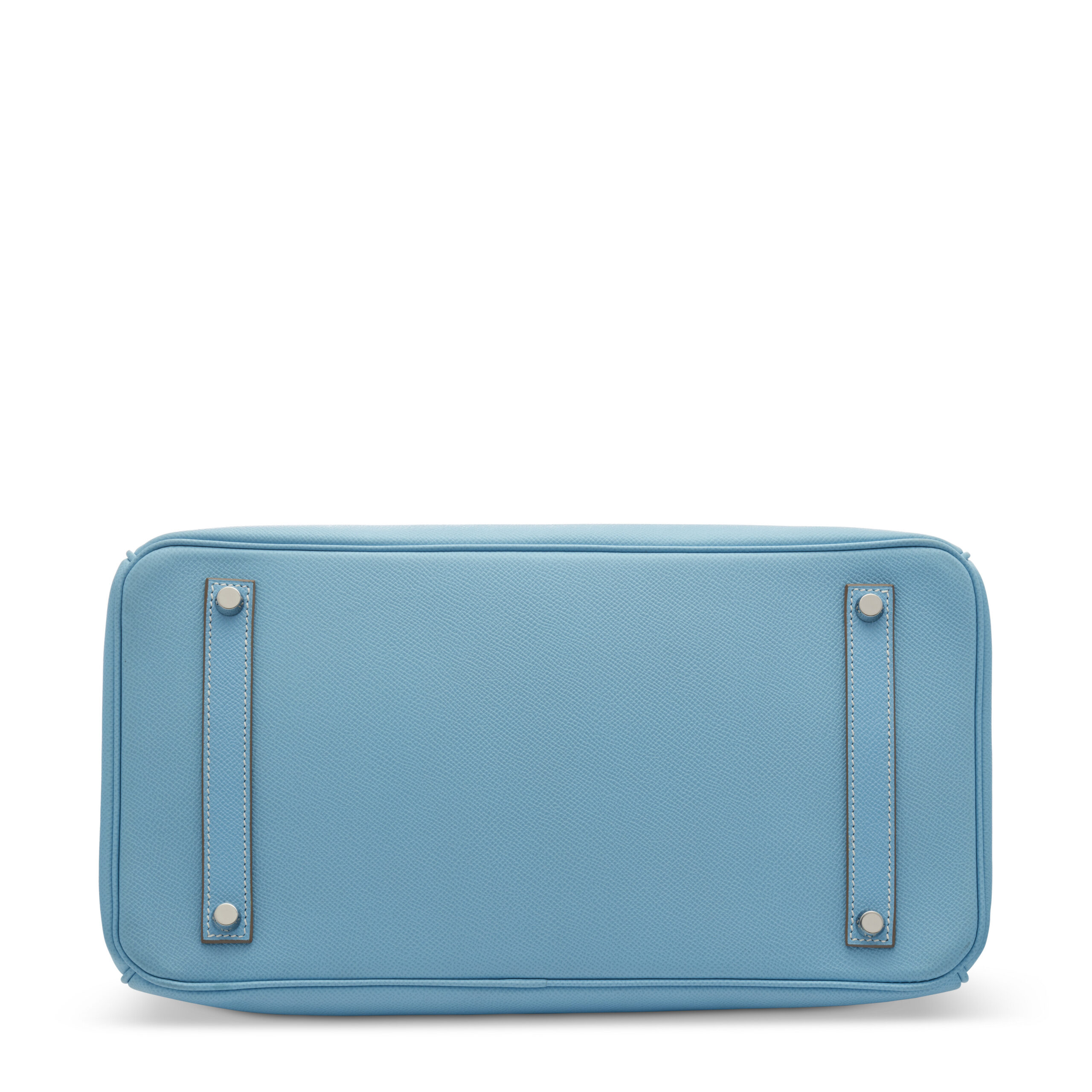 A LIMITED EDITION BLEU CÉLESTE & MYKONOS EPSOM LEATHER CANDY BIRKIN 35 WITH PALLADIUM HARDWARE & A BLEU CÉLESTE & KIWI MILO LEATHER CARMEN KEY RING 2 A LIMITED EDITION BLEU CÉLESTE & MYKONOS EPSOM LEATHER CANDY BIRKIN 35 WITH PALLADIUM HARDWARE & A BLEU CÉLESTE & KIWI MILO LEATHER CARMEN KEY RING - Image 2