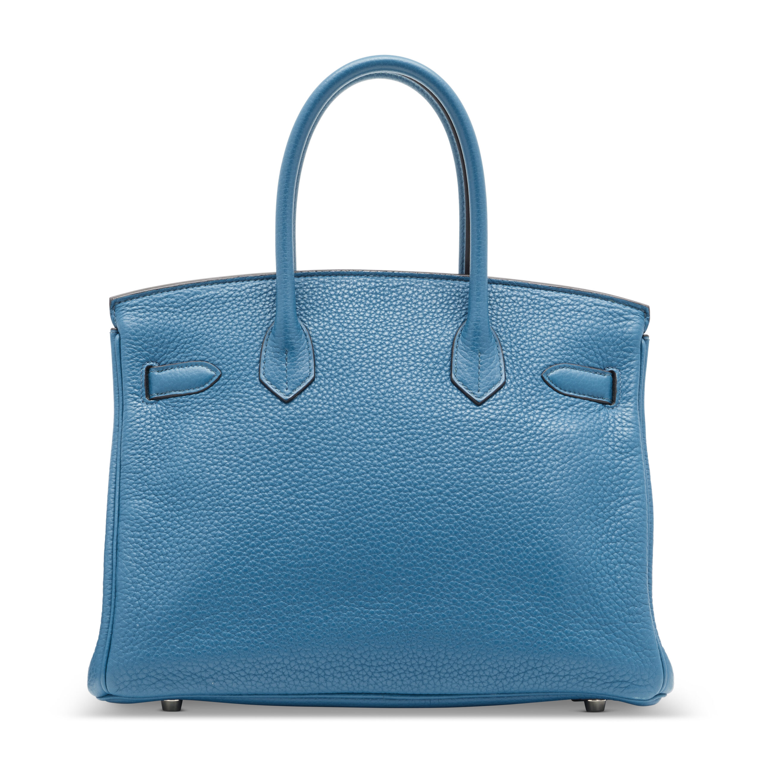 A LIMITED EDITION BLEU DE GALICE & BLEU IZMIR CLÉMENCE LEATHER VERSO BIRKIN 30 WITH PALLADIUM HARDWARE 3 A LIMITED EDITION BLEU DE GALICE & BLEU IZMIR CLÉMENCE LEATHER VERSO BIRKIN 30 WITH PALLADIUM HARDWARE - Image 3