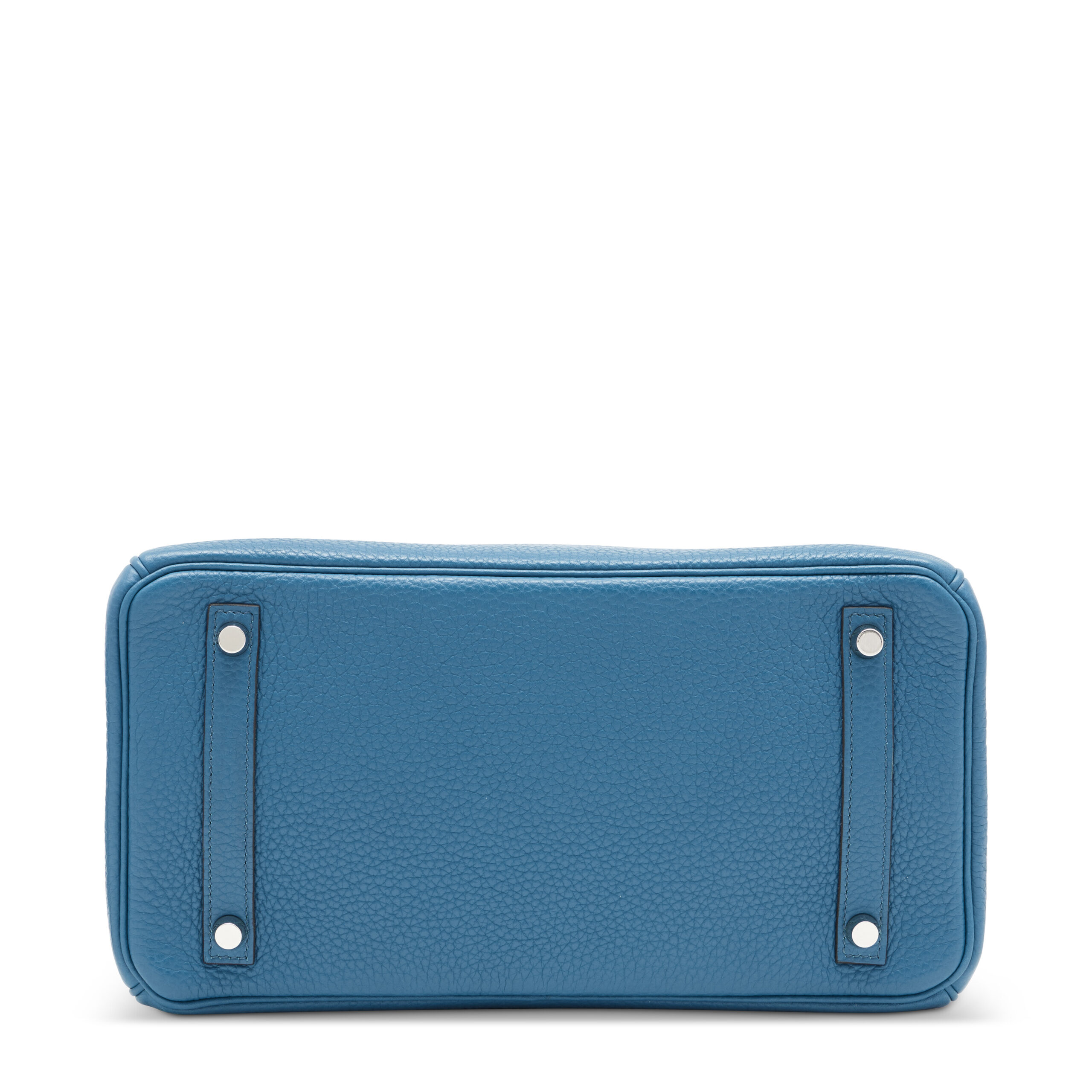 A LIMITED EDITION BLEU DE GALICE & BLEU IZMIR CLÉMENCE LEATHER VERSO BIRKIN 30 WITH PALLADIUM HARDWARE 4 A LIMITED EDITION BLEU DE GALICE & BLEU IZMIR CLÉMENCE LEATHER VERSO BIRKIN 30 WITH PALLADIUM HARDWARE - Image 4