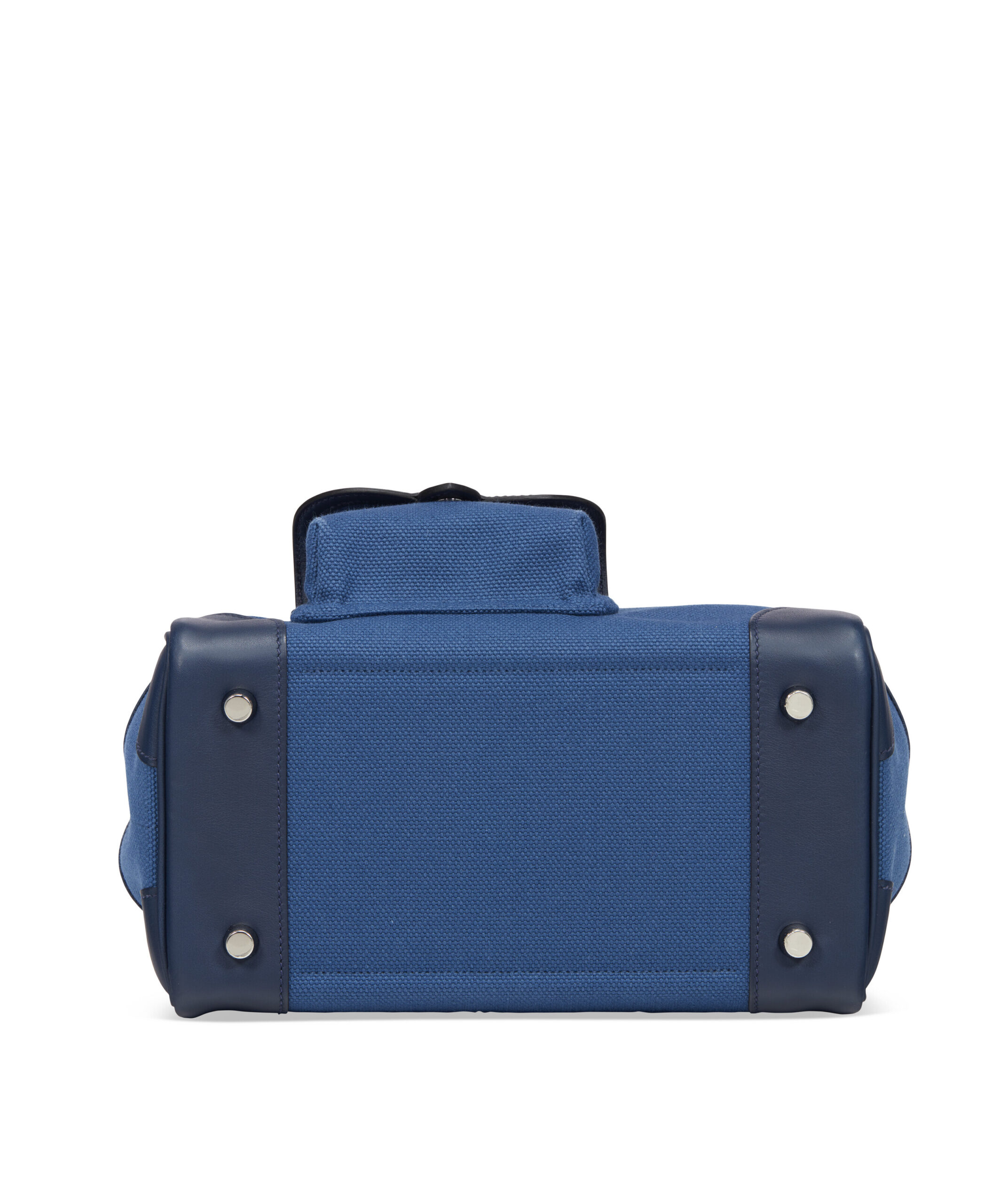 A LIMITED EDITION BLEU ÉGÉE TOILE GOELAND & BLEU NAVY SWIFT LEATHER CARGO BIRKIN 25 WITH PALLADIUM HARDWARE 5 A LIMITED EDITION BLEU ÉGÉE TOILE GOELAND & BLEU NAVY SWIFT LEATHER CARGO BIRKIN 25 WITH PALLADIUM HARDWARE - Image 5