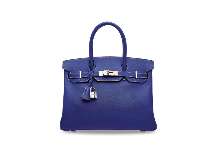 A LIMITED EDITION BLEU ÉLECTRIQUE & BLEU THALASSA EPSOM LEATHER CANDY BIRKIN 30 WITH PALLADIUM HARDWARE 1 A LIMITED EDITION BLEU ÉLECTRIQUE & BLEU THALASSA EPSOM LEATHER CANDY BIRKIN 30 WITH PALLADIUM HARDWARE