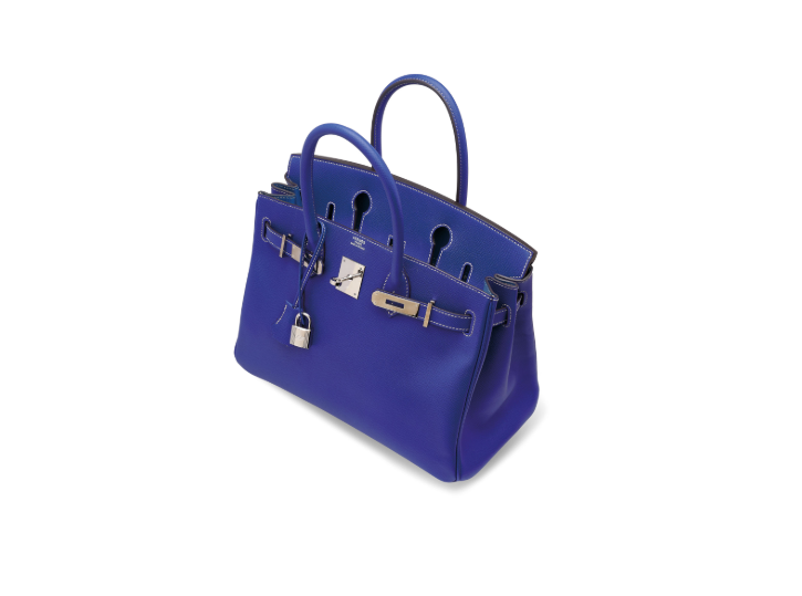 A LIMITED EDITION BLEU ÉLECTRIQUE & BLEU THALASSA EPSOM LEATHER CANDY BIRKIN 30 WITH PALLADIUM HARDWARE 5 A LIMITED EDITION BLEU ÉLECTRIQUE & BLEU THALASSA EPSOM LEATHER CANDY BIRKIN 30 WITH PALLADIUM HARDWARE - Image 5