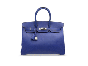 A LIMITED EDITION BLEU ÉLECTRIQUE & BLEU THALASSA EPSOM LEATHER CANDY BIRKIN 35 WITH PALLADIUM HARDWARE