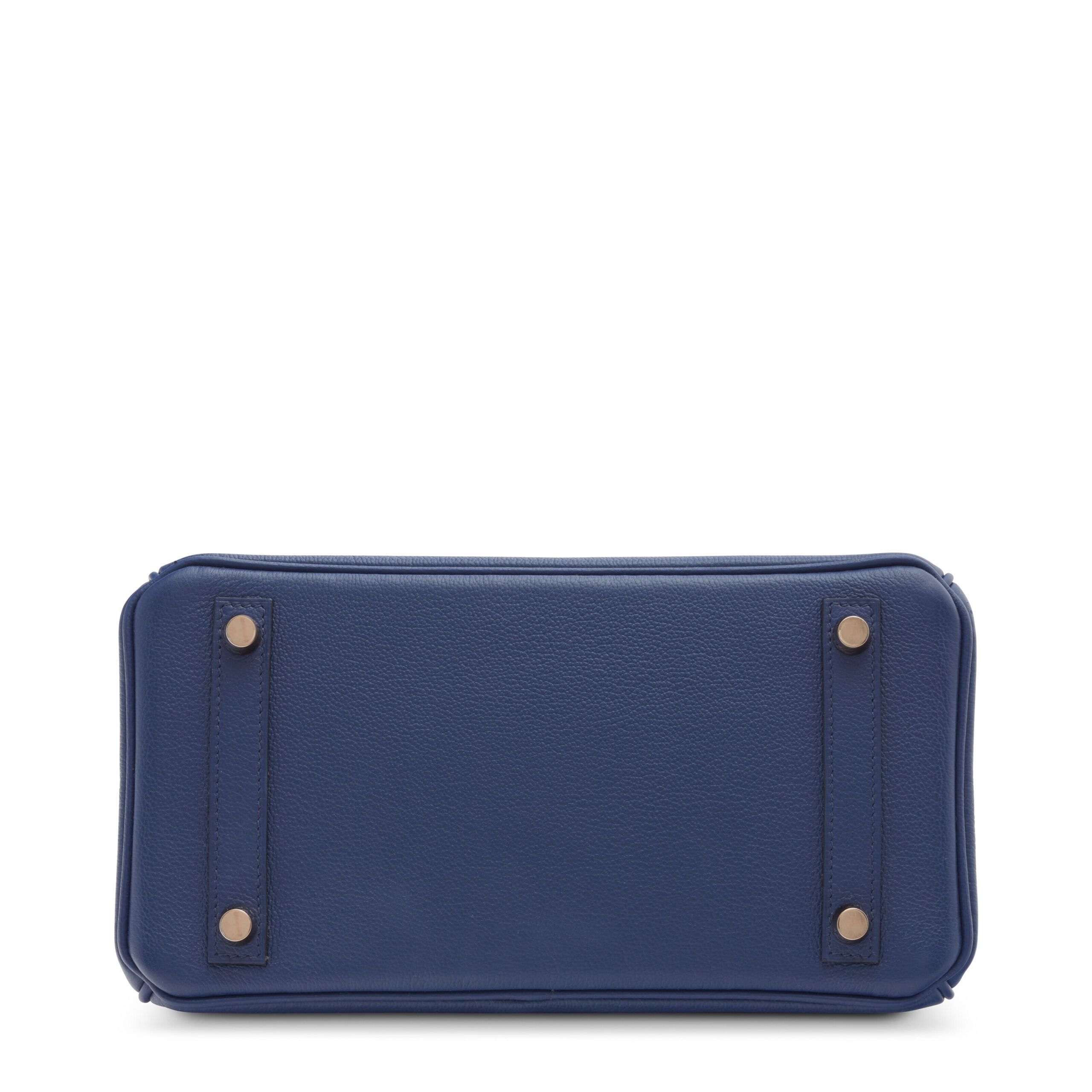 A LIMITED EDITION BLEU ENCRE MATTE ALLIGATOR & NOVILLO LEATHER TOUCH BIRKIN 25 WITH GOLD HARDWARE 6 A LIMITED EDITION BLEU ENCRE MATTE ALLIGATOR & NOVILLO LEATHER TOUCH BIRKIN 25 WITH GOLD HARDWARE - Image 6