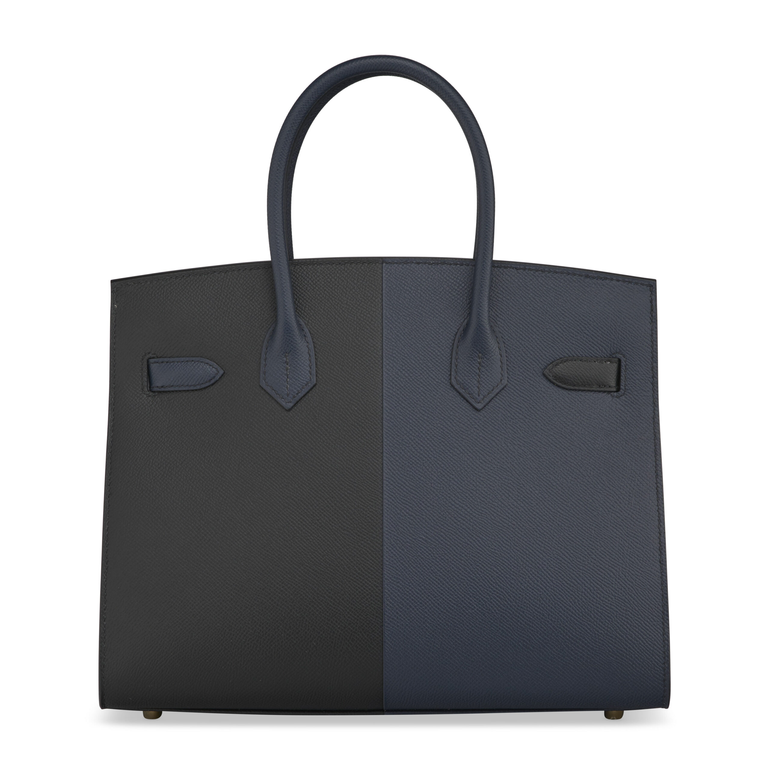 A LIMITED EDITION BLEU INDIGO, BLACK & BLEU FRIDA EPSOM LEATHER SELLIER CASAQUE BIRKIN 30 WITH GOLD HARDWARE 5 A LIMITED EDITION BLEU INDIGO, BLACK & BLEU FRIDA EPSOM LEATHER SELLIER CASAQUE BIRKIN 30 WITH GOLD HARDWARE - Image 5