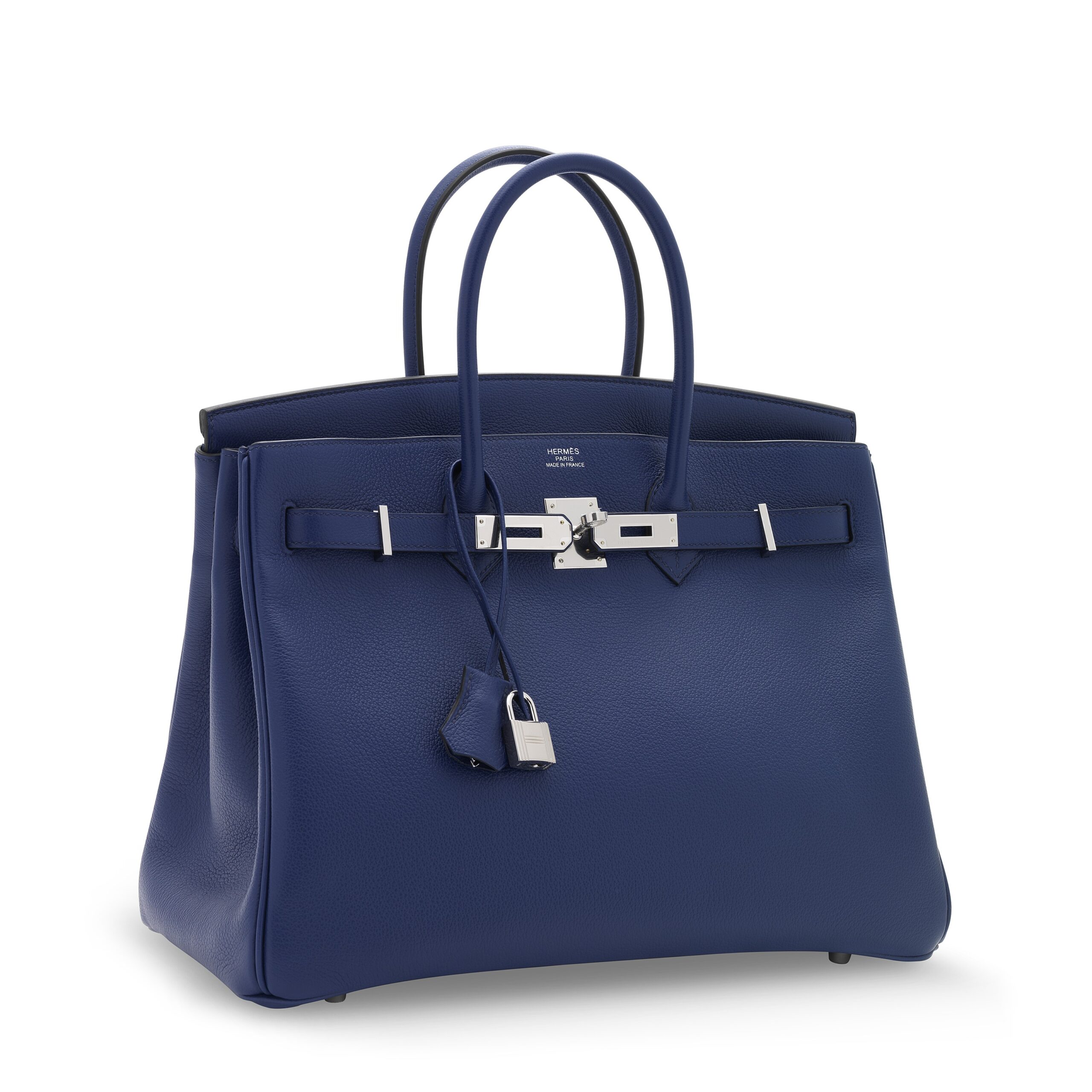 A LIMITED EDITION BLEU SAPHIR NOVILLO LEATHER & TOILE H SEA SURF & FUN BIRKIN 35 WITH PALLADIUM HARDWARE 3 A LIMITED EDITION BLEU SAPHIR NOVILLO LEATHER & TOILE H SEA SURF & FUN BIRKIN 35 WITH PALLADIUM HARDWARE - Image 3