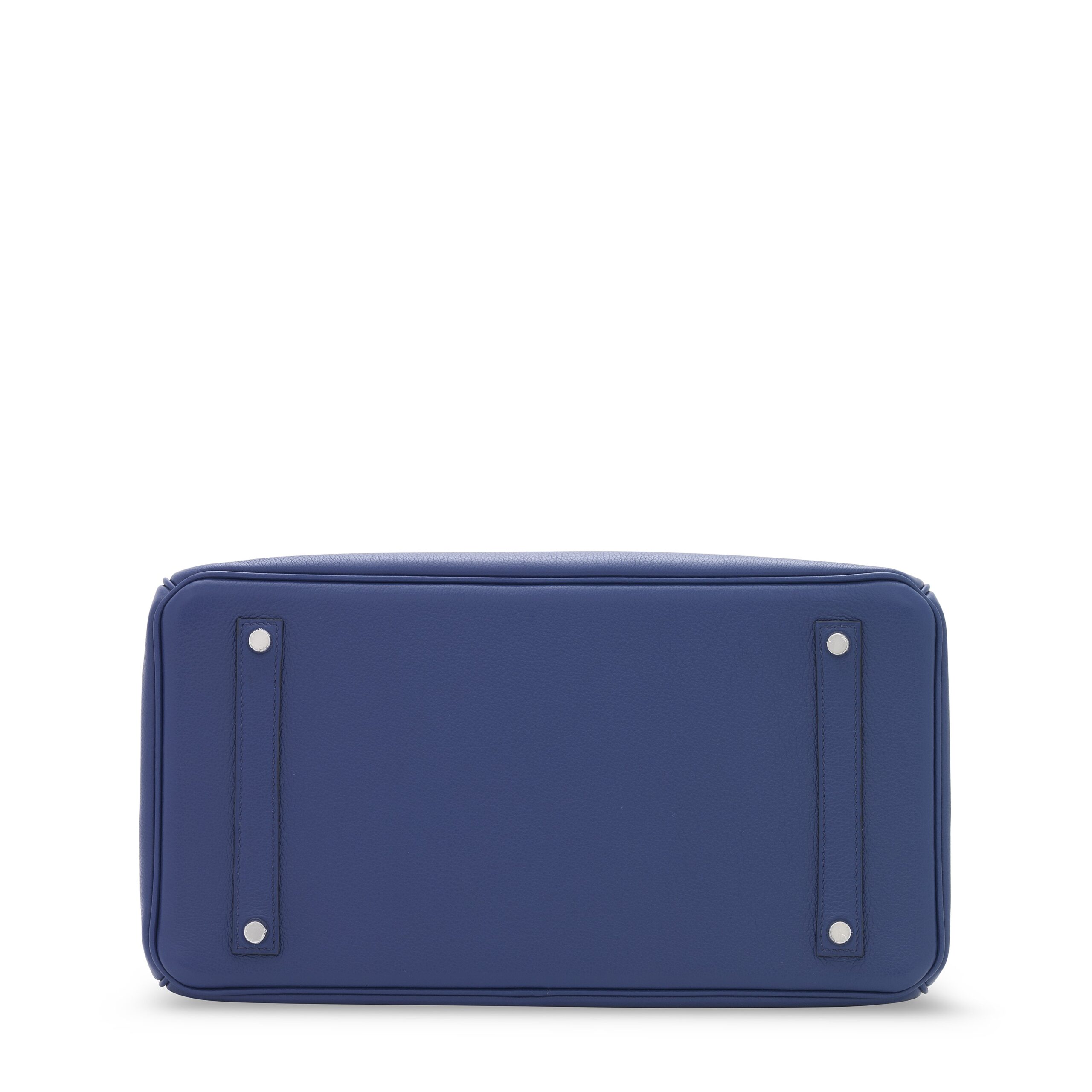 A LIMITED EDITION BLEU SAPHIR NOVILLO LEATHER & TOILE H SEA SURF & FUN BIRKIN 35 WITH PALLADIUM HARDWARE 5 A LIMITED EDITION BLEU SAPHIR NOVILLO LEATHER & TOILE H SEA SURF & FUN BIRKIN 35 WITH PALLADIUM HARDWARE - Image 5