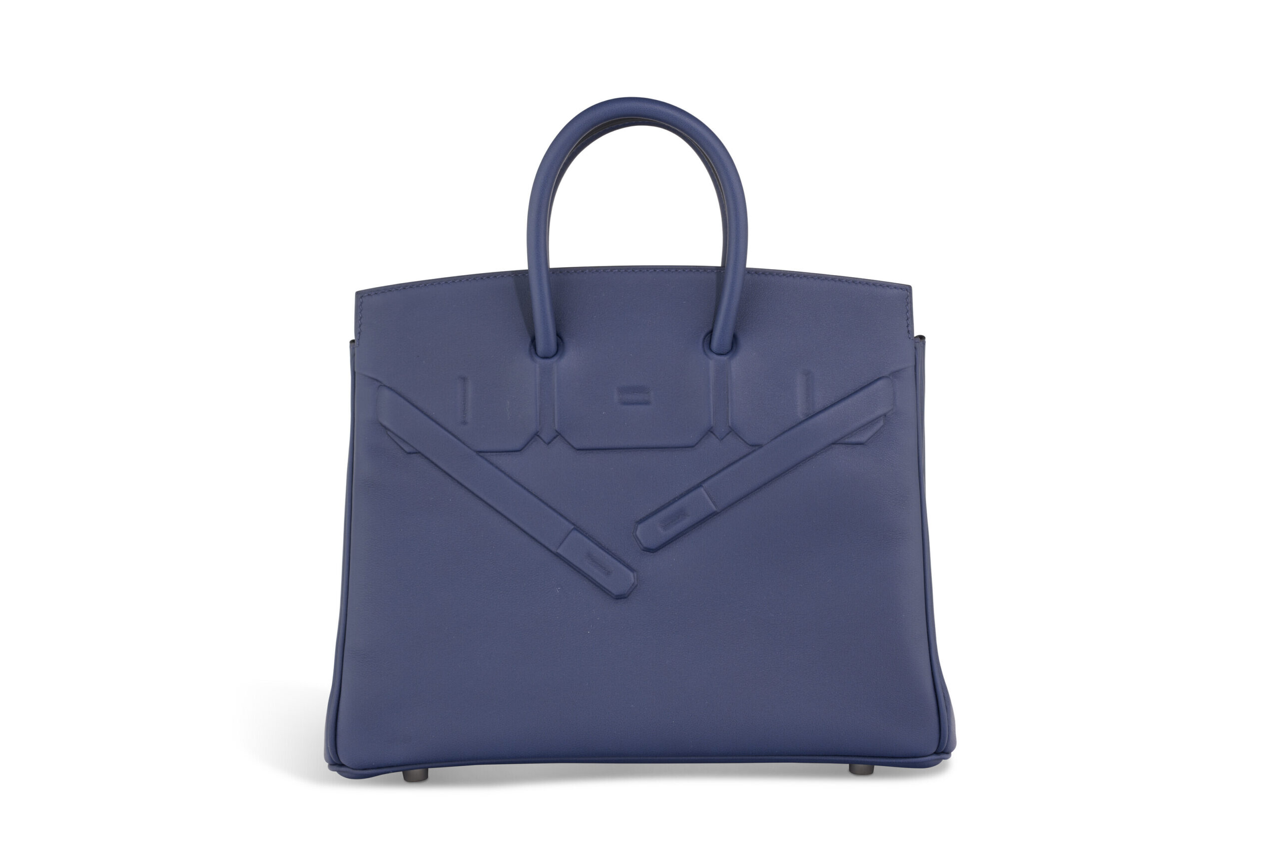 A LIMITED EDITION BLEU SAPHIR SWIFT LEATHER SHADOW BIRKIN 25 1 A LIMITED EDITION BLEU SAPHIR SWIFT LEATHER SHADOW BIRKIN 25 (5)