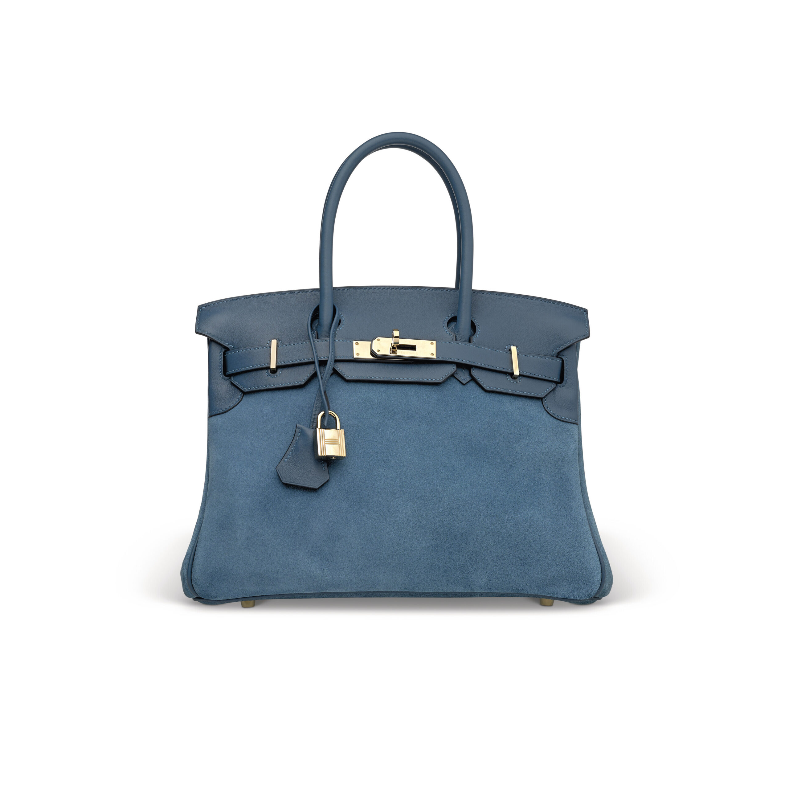 A LIMITED EDITION BLEU THALASSA SWIFT LEATHER & VEAU DOBLIS GRIZZLY BIRKIN 30 WITH PALLADIUM HARDWARE 1 A LIMITED EDITION BLEU THALASSA SWIFT LEATHER & VEAU DOBLIS GRIZZLY BIRKIN 30 WITH PALLADIUM HARDWARE