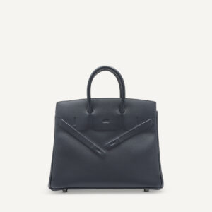 A LIMITED EDITION CABAN SWIFT LEATHER SHADOW BIRKIN 25 WITH PALLADIUM HARDWARE (1)