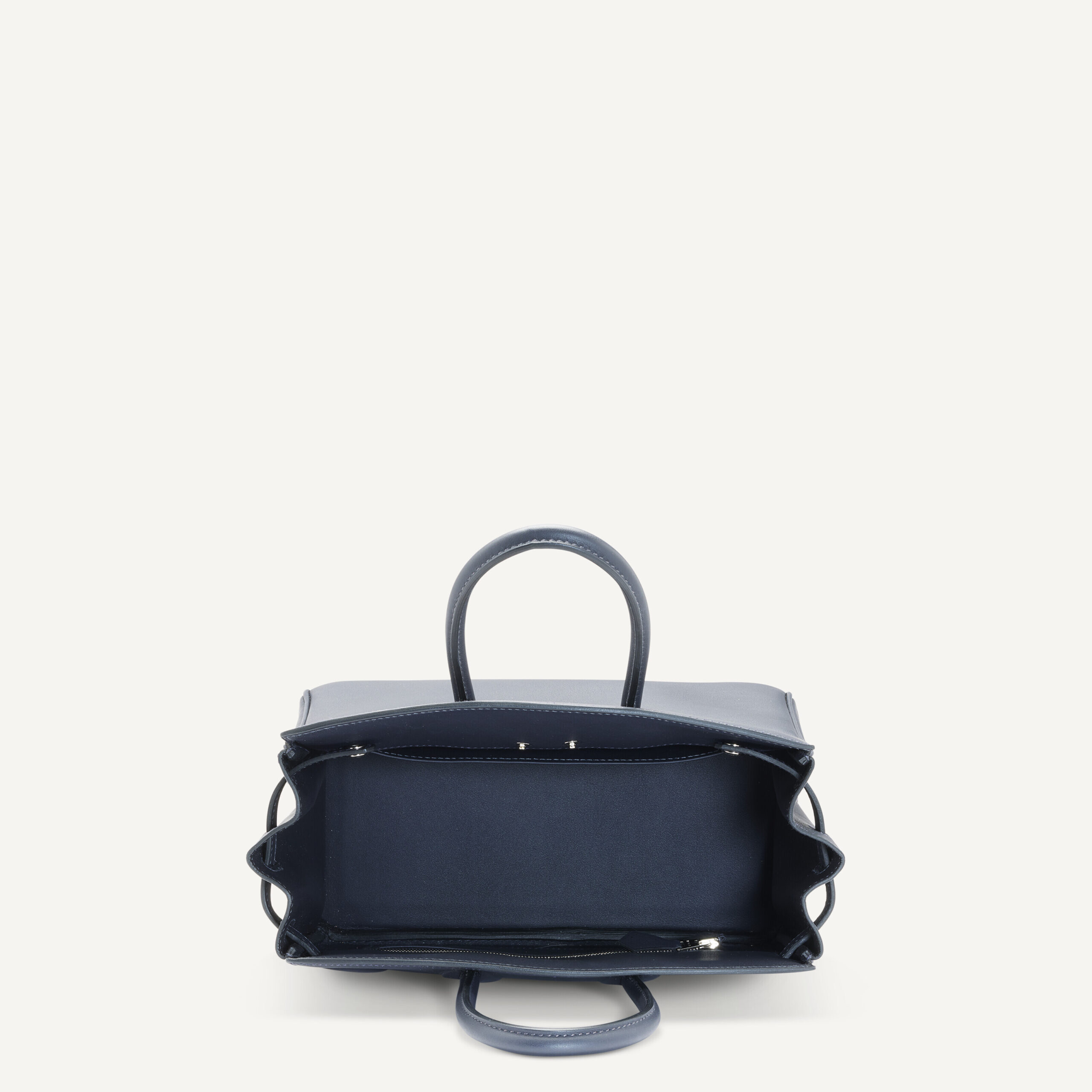 A LIMITED EDITION CABAN SWIFT LEATHER SHADOW BIRKIN 25 WITH PALLADIUM HARDWARE 5 A LIMITED EDITION CABAN SWIFT LEATHER SHADOW BIRKIN 25 WITH PALLADIUM HARDWARE - Image 5