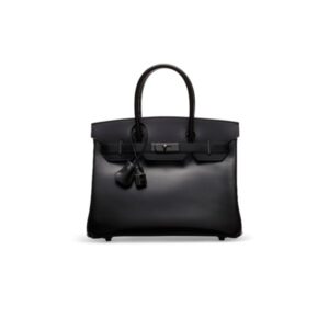 A LIMITED EDITION CALF BOX LEATHER SO BLACK BIRKIN 30 WITH BLACK PVD HARDWARE (1)