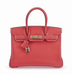 A LIMITED EDITION CANDY COLLECTION 30CM ROSE JAIPUR & GOLD EPSOM LEATHER BIRKIN BAG WITH PERMABRASS HARDWARE