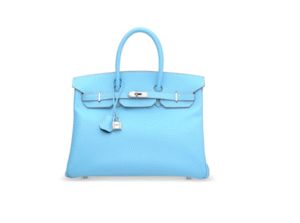 A LIMITED EDITION CÉLÈSTE & MYKONOS EPSOM LEATHER CANDY BIRKIN 35 WITH PALLADIUM HARDWARE