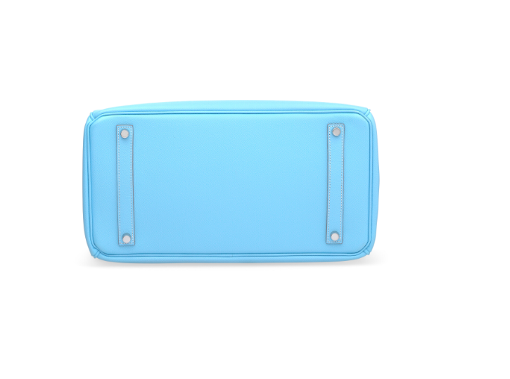 A LIMITED EDITION CÉLÈSTE & MYKONOS EPSOM LEATHER CANDY BIRKIN 35 WITH PALLADIUM HARDWARE 5 A LIMITED EDITION CÉLÈSTE & MYKONOS EPSOM LEATHER CANDY BIRKIN 35 WITH PALLADIUM HARDWARE - Image 5