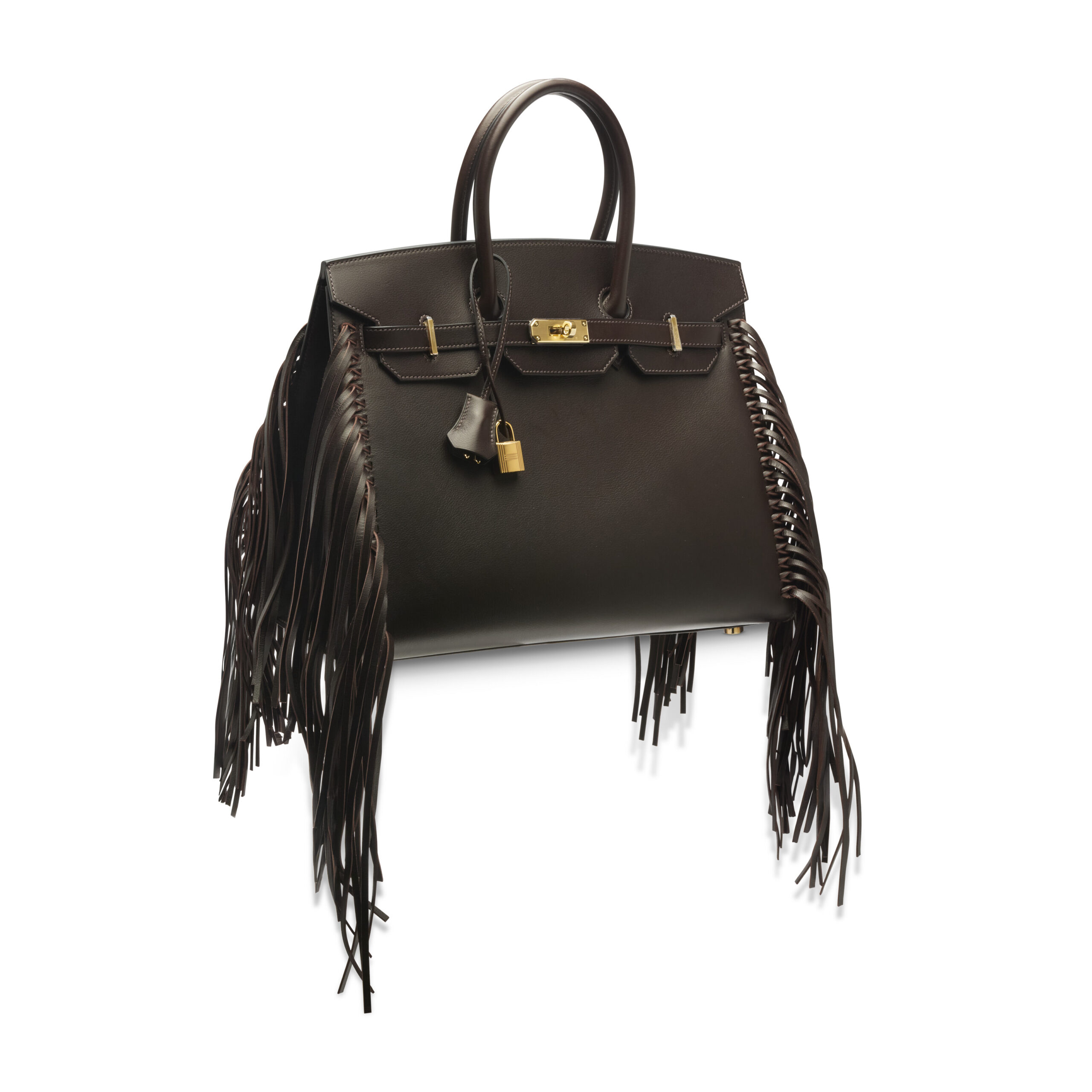 A LIMITED EDITION CHOCOLAT EVERGRAIN ANATE SELLIER BIRKIN 35 WITH GOLD HARDWARE 6 A LIMITED EDITION CHOCOLAT EVERGRAIN ANATE SELLIER BIRKIN 35 WITH GOLD HARDWARE - Image 6