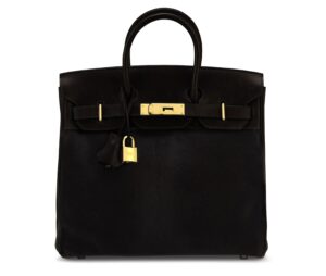A LIMITED EDITION ÉBÈNE EVERCALF LEATHER PONYHAIR HAC TROIKA BIRKIN 28 WITH GOLD HARDWARE