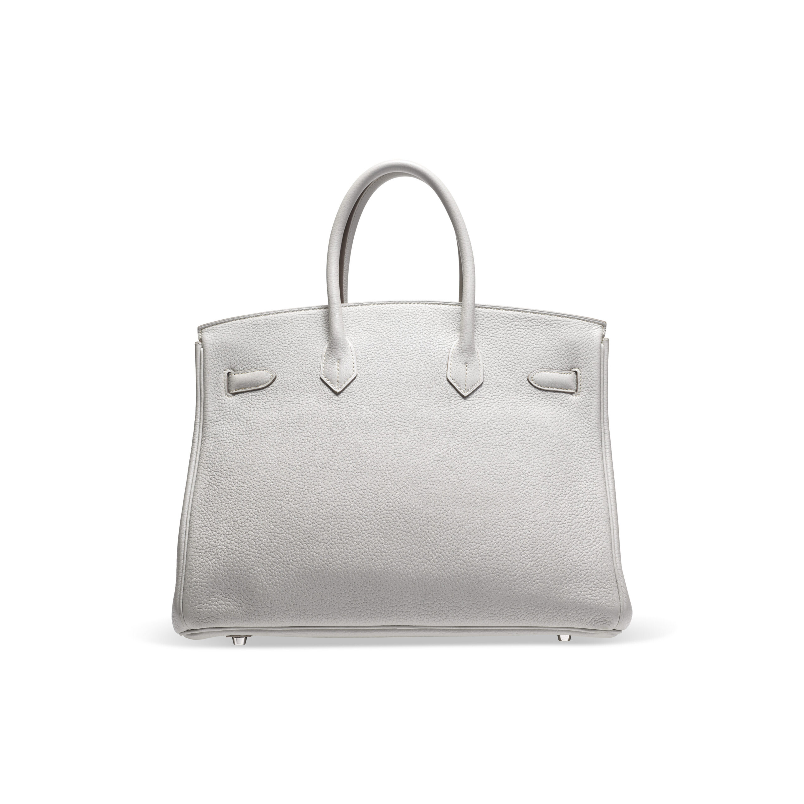 A LIMITED EDITION GRIS PERLE & WHITE CLÉMENCE LEATHER & SHINY MYKONOS NILOTICUS LIZARD CLUB BIRKIN 35 WITH PALLADIUM HARDWARE 3 A LIMITED EDITION GRIS PERLE & WHITE CLÉMENCE LEATHER & SHINY MYKONOS NILOTICUS LIZARD CLUB BIRKIN 35 WITH PALLADIUM HARDWARE - Image 3